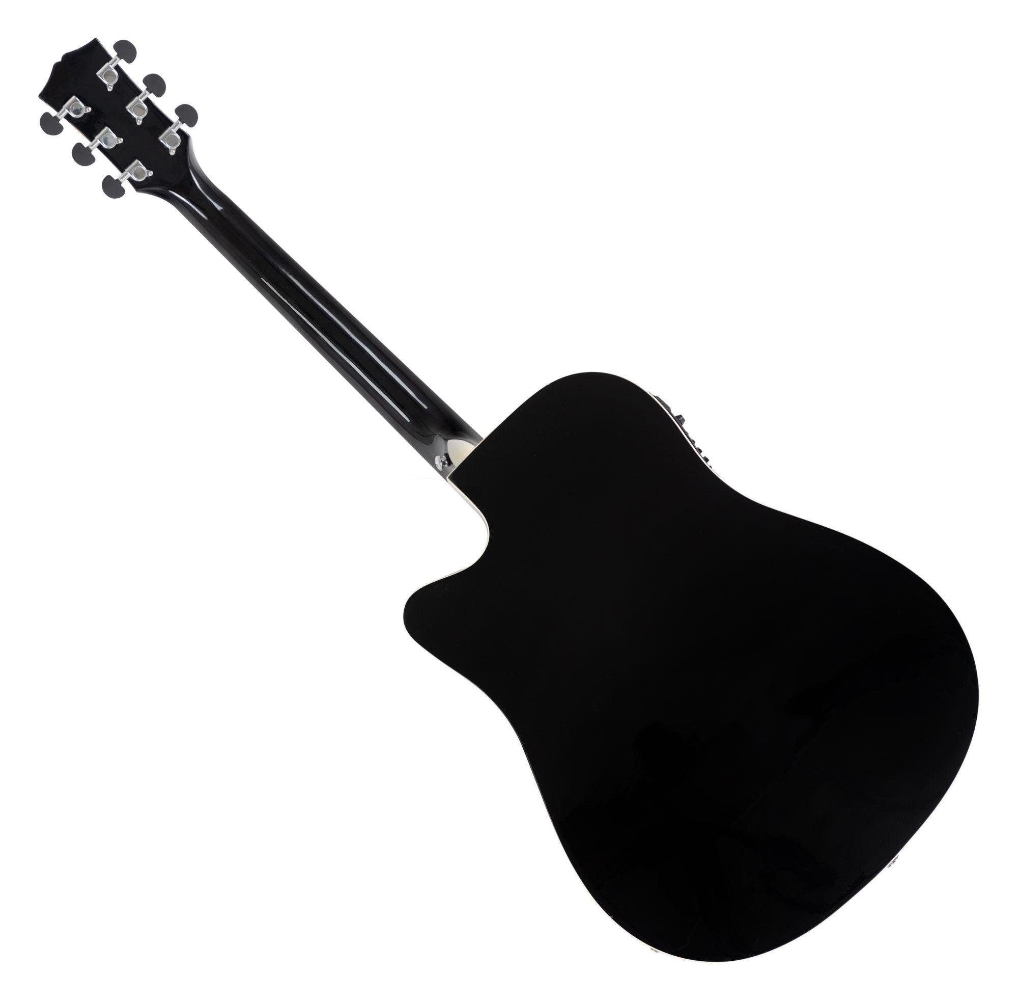 Classic Cantabile Westerngitarre WS-20 EQ mit Tonabnehmer, Boden & Zargen: Sapele
