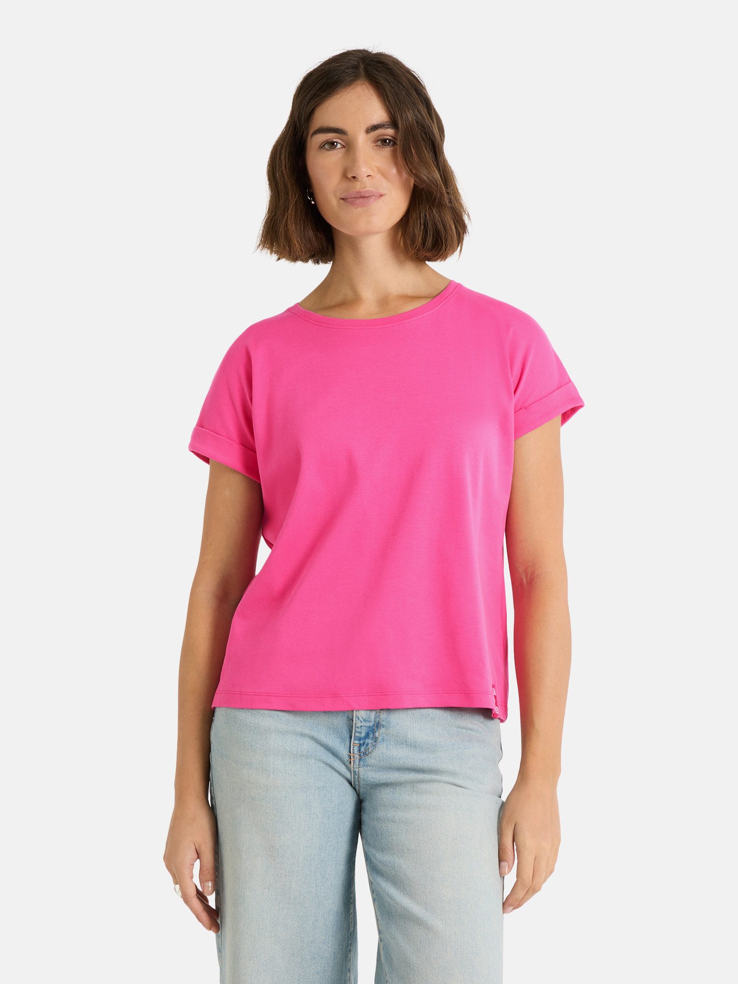 Lieblingsstück T-Shirt CamilaEP Ärmel mit Umschlag, Rundhals
