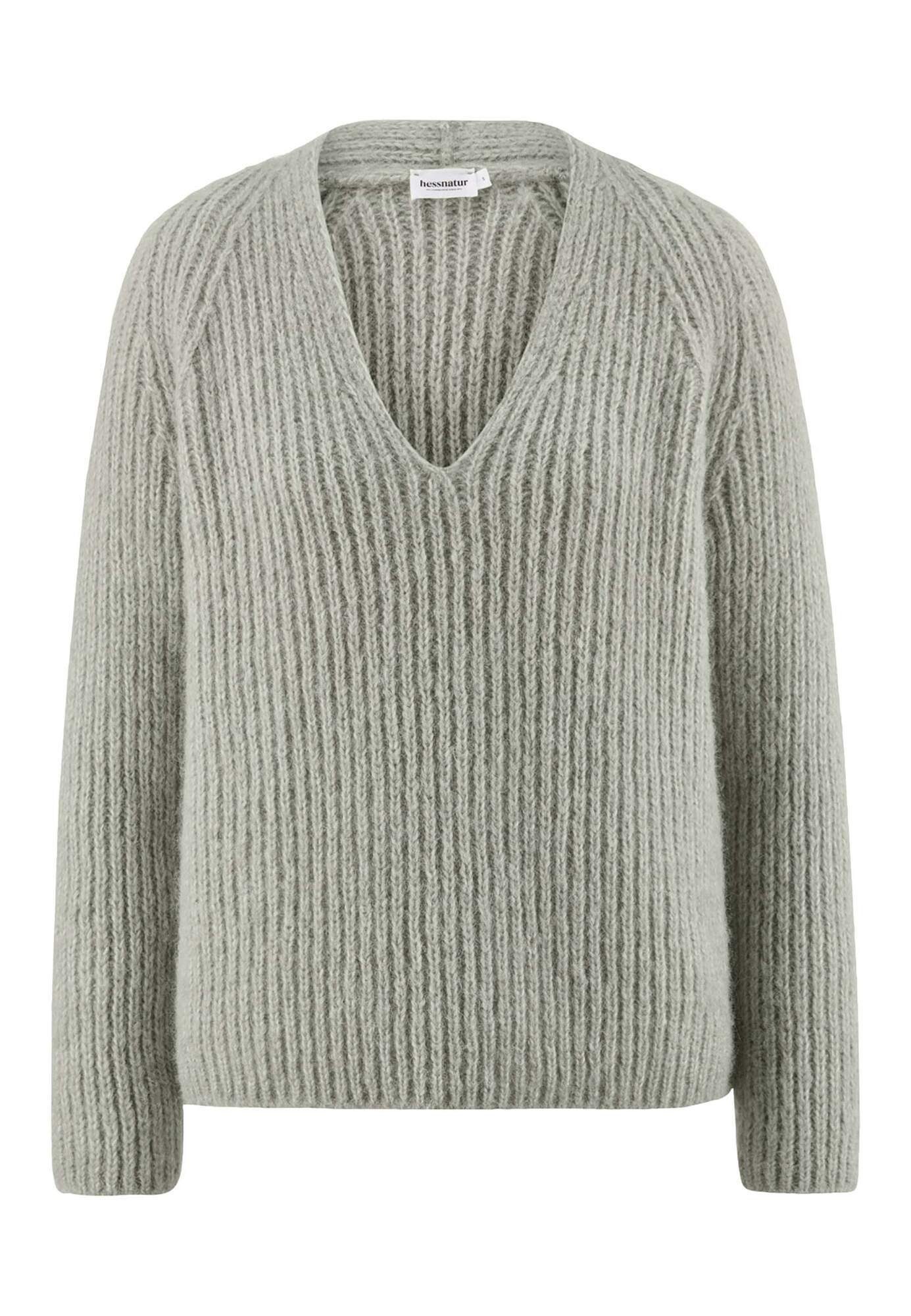 Hessnatur Strickpullover Relaxed aus Alpaka mit Bio-Baumwolle (1-tlg) günstig online kaufen