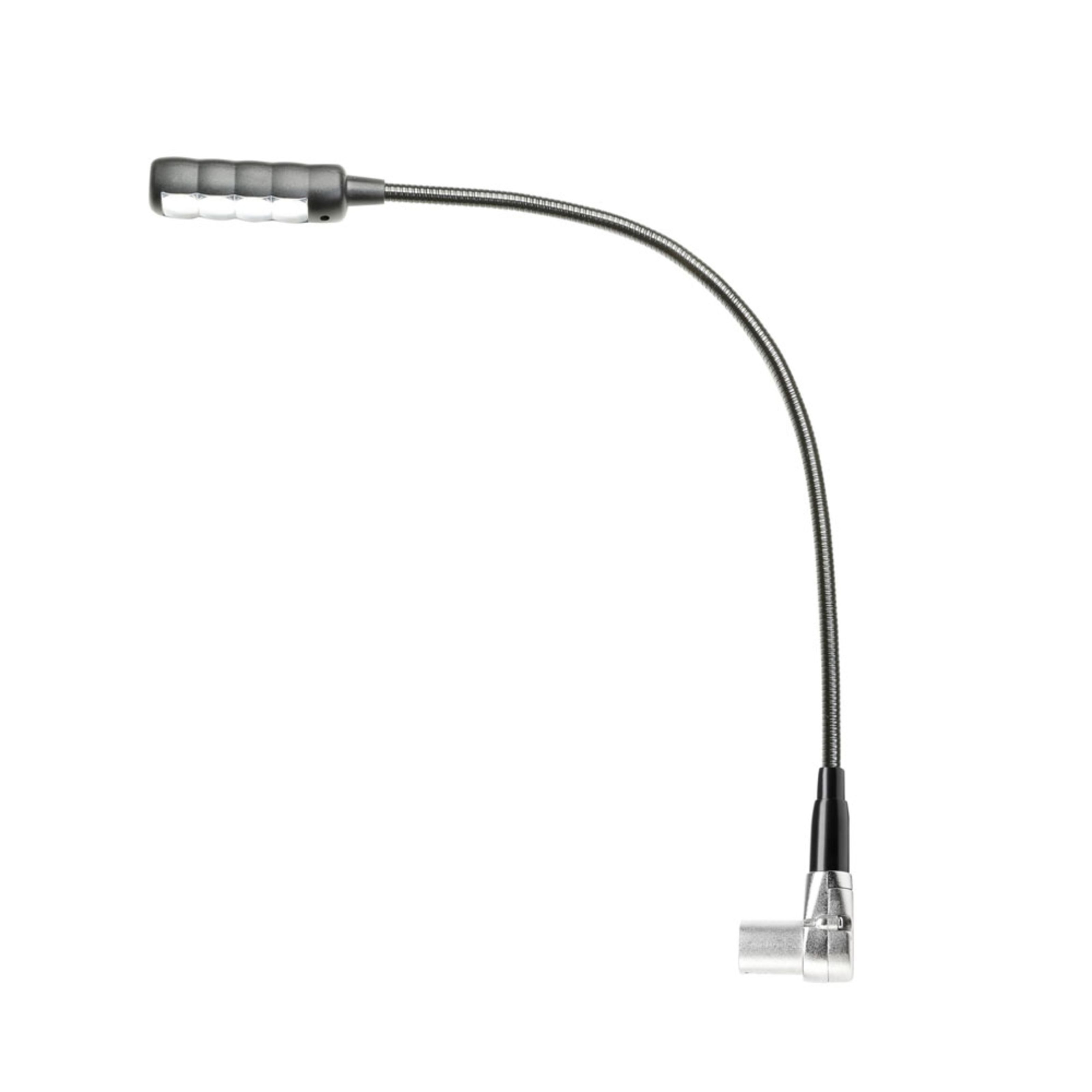 Adam Hall Klemmleuchte, SLED 1 ULTRA XLR 4 A gewinkelt, 4-pol XLR, 4x COB -
