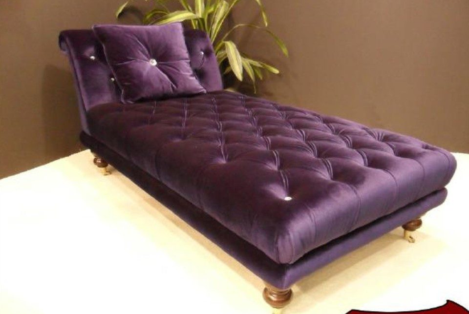Xlmoebel Relaxliege Chesterfield Chaiselounge Schlafcouch Loungesofa, 1 Teile, Made in Europa