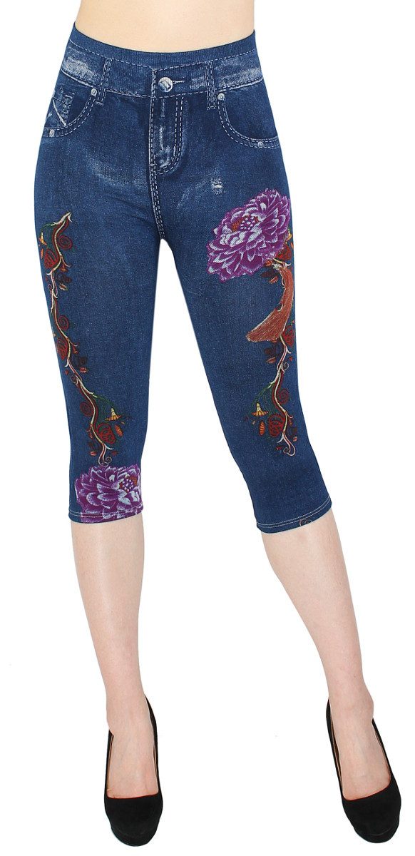 dy_mode Caprileggings High Waist Capri Jeggings günstig online kaufen