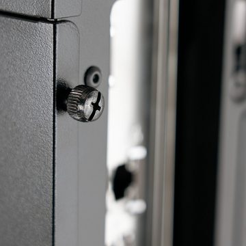 Poppstar PC-Gehäuse Schraubenset Rändelschrauben Stahl für Computer Gehäuse, (25 St), Gewinde #6-32 x 6mm