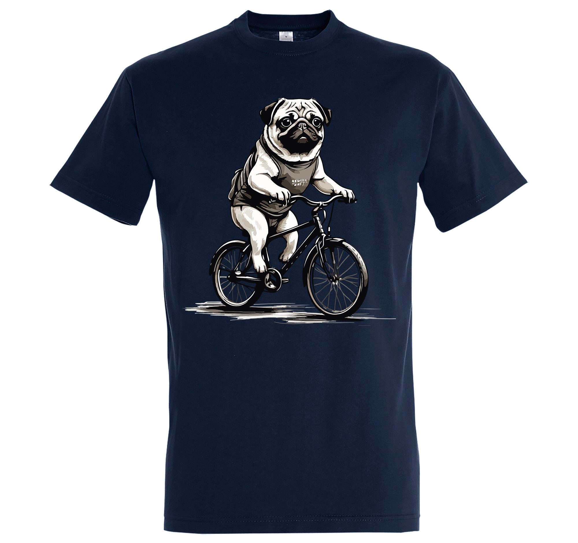 Youth Designz Print-Shirt Mops Fahrrad Herren günstig online kaufen