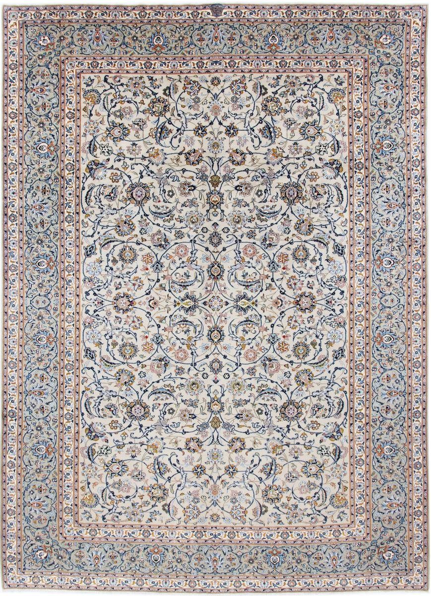 Orientteppich Keshan 273x387 Handgeknüpfter Orientteppich / Perserteppich, Nain Trading, rechteckig, Höhe: 12 mm