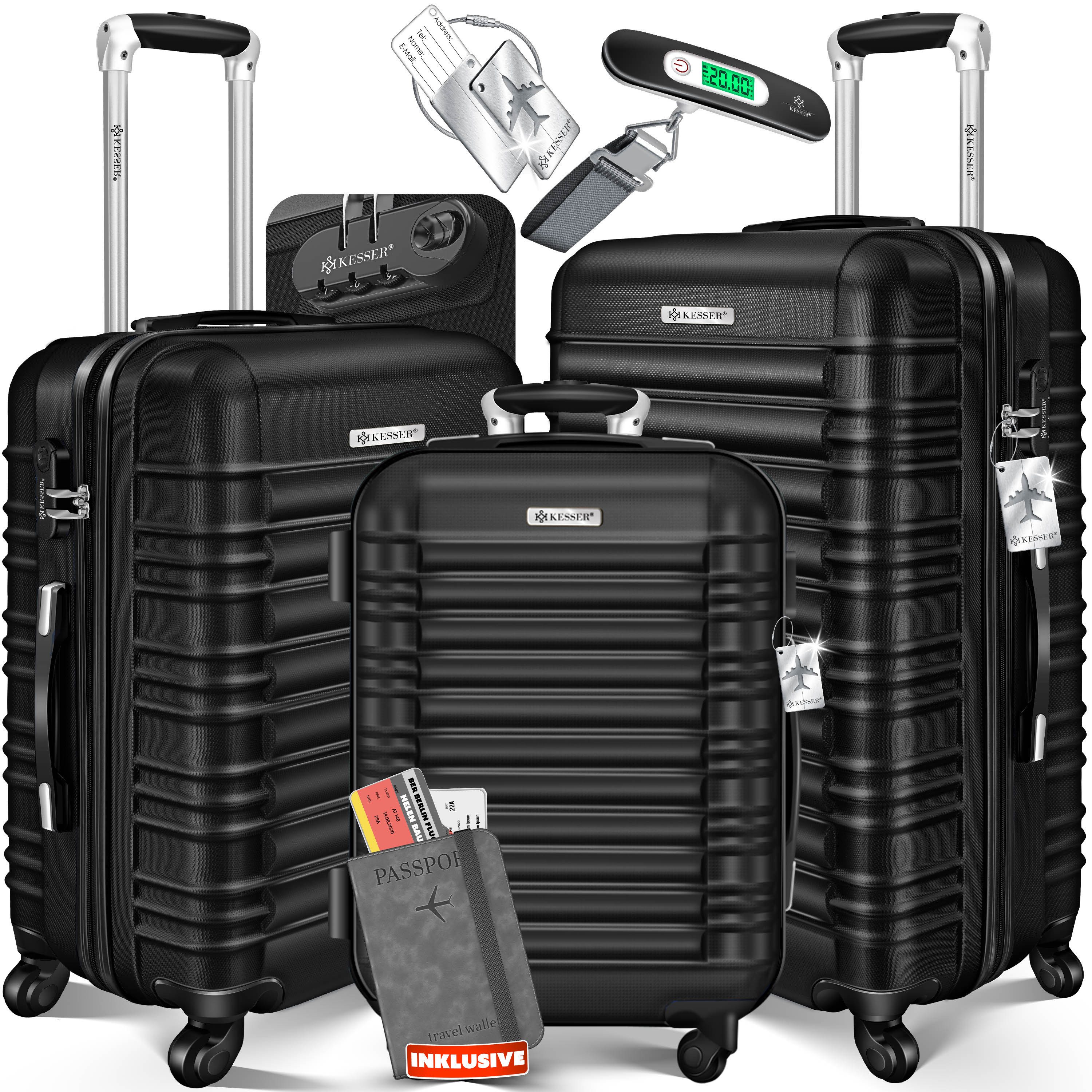 KESSER Kofferset, 4 Rollen, (3 tlg), günstig online kaufen