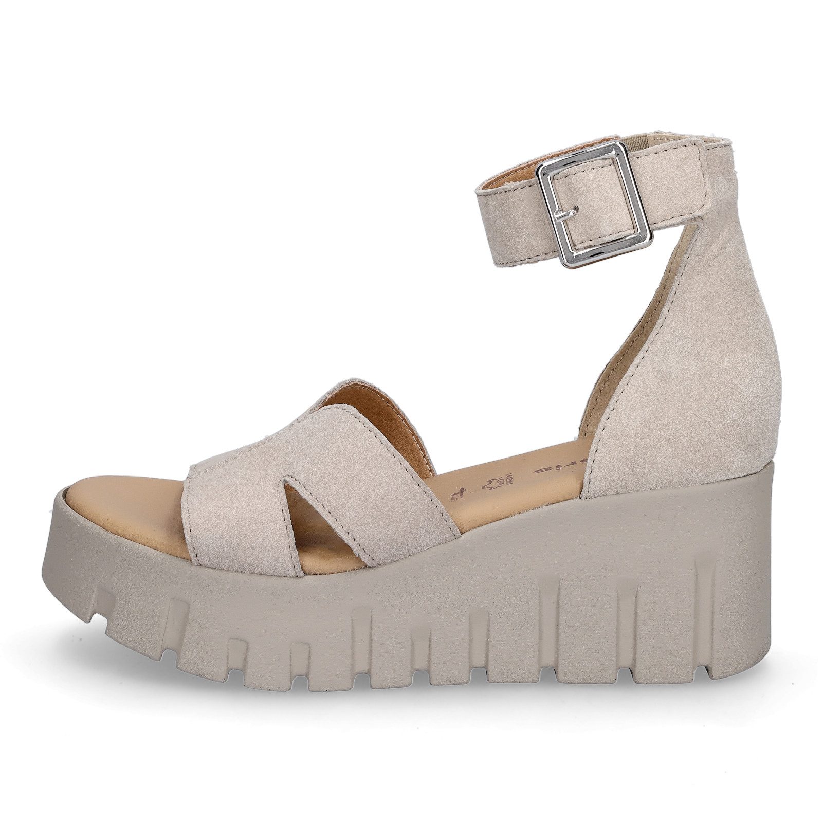 Tamaris Tamaris Damen Plateau Sandalette taupe Sandale