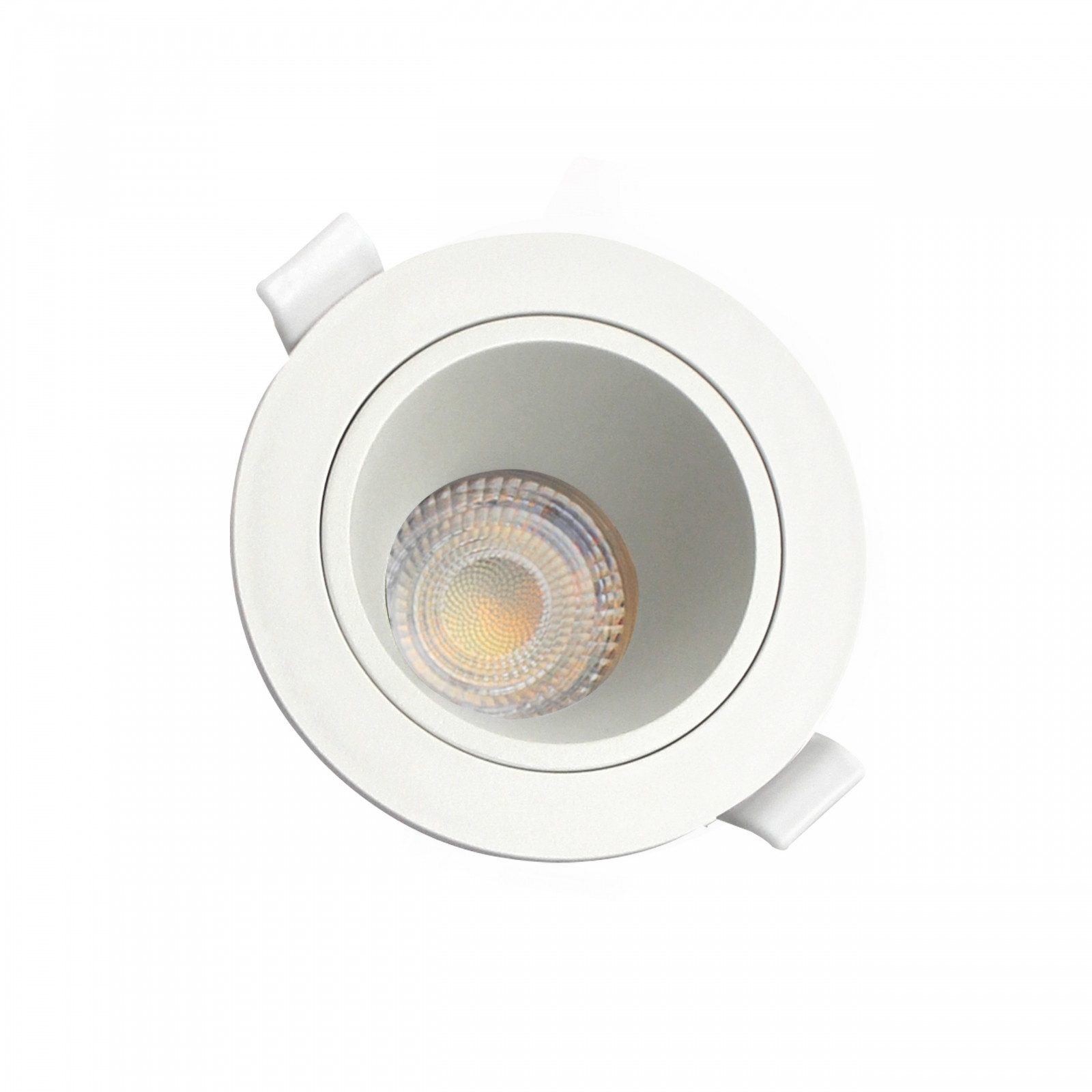 SpectrumLED LED Einbaustrahler LED FIALE CORE GU10 Einbaustrahler max. 6W Ø95mm rund weiß IP20, MAX 6W, GU10