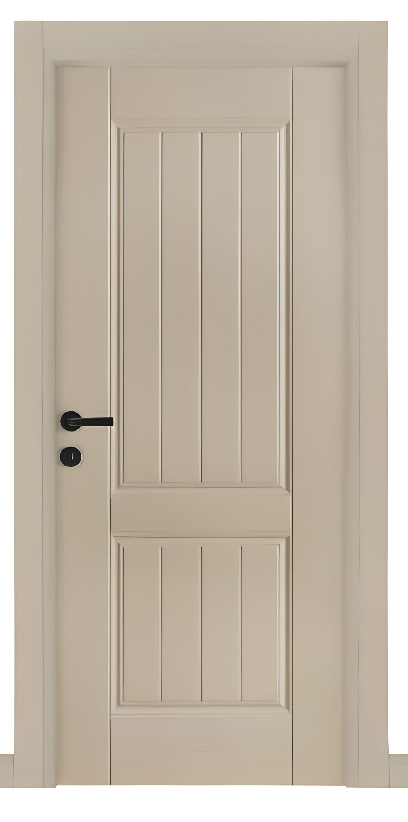 JVmoebel Zimmertür Designer Einzeltür Beige aus hochwertigem Material