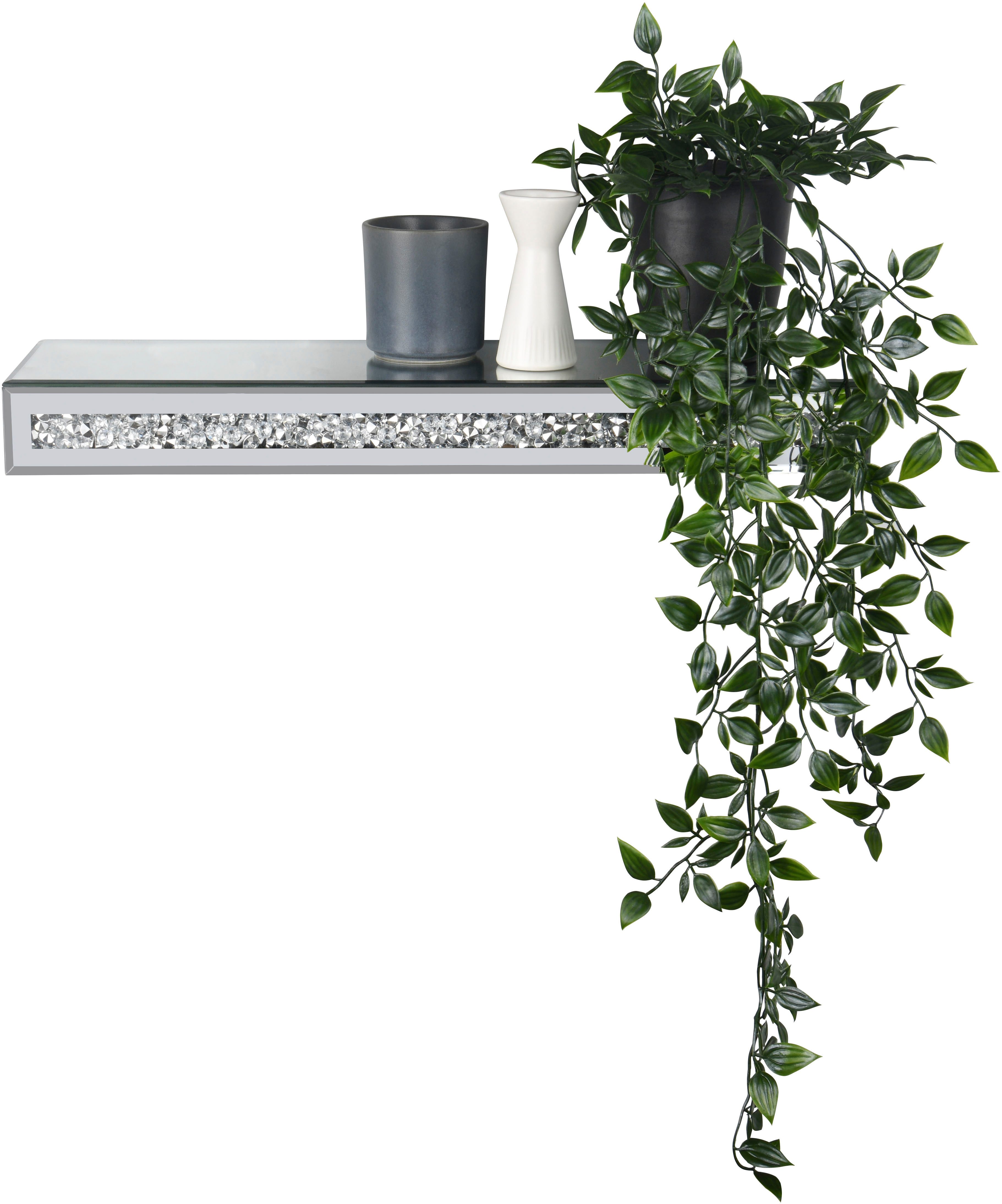 MIRRORS AND MORE Wandregal Glitty, 1-tlg., Dekoratives Regal günstig online kaufen