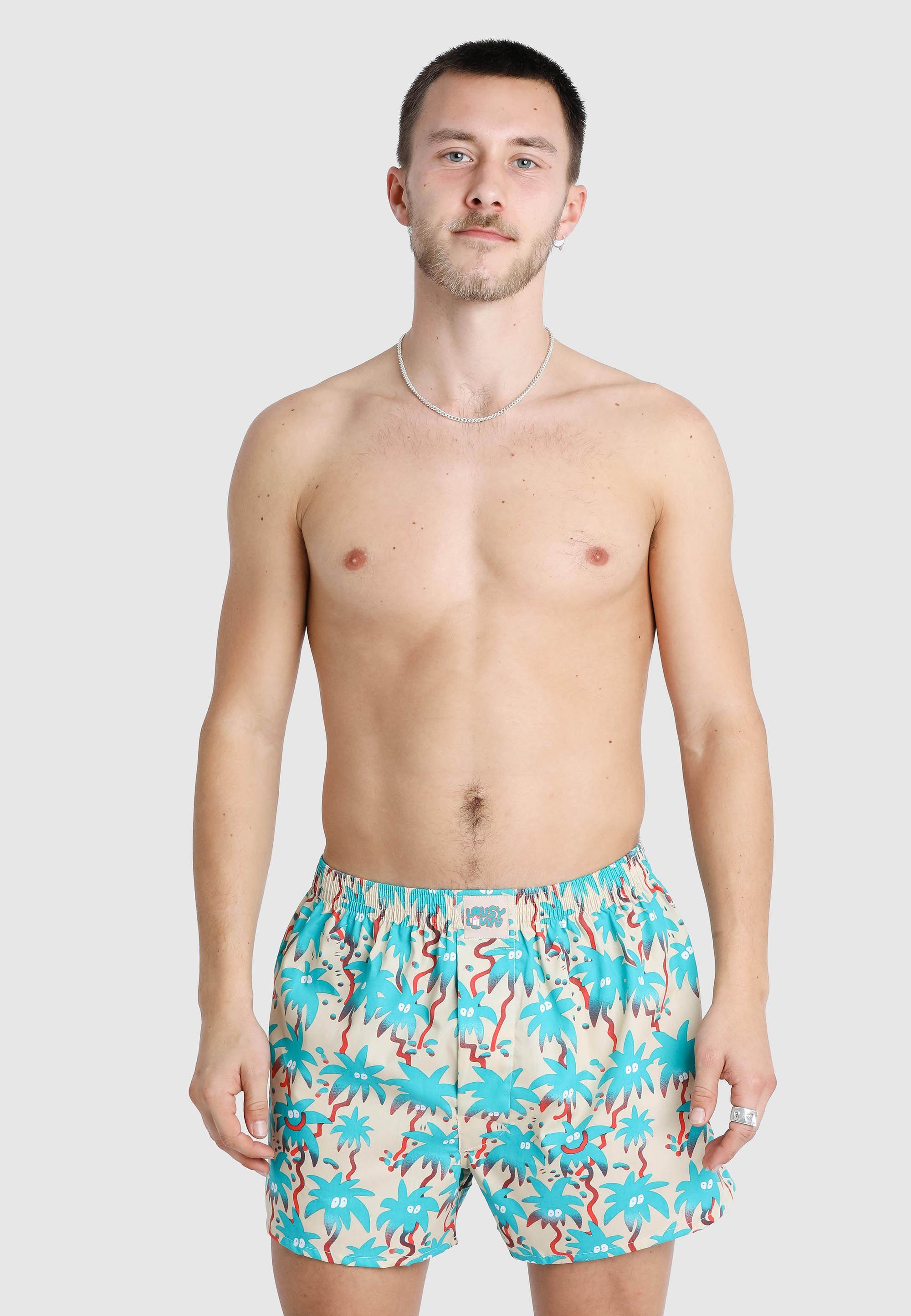 Lousy Livin Boxershorts mit buntem Allover-Print