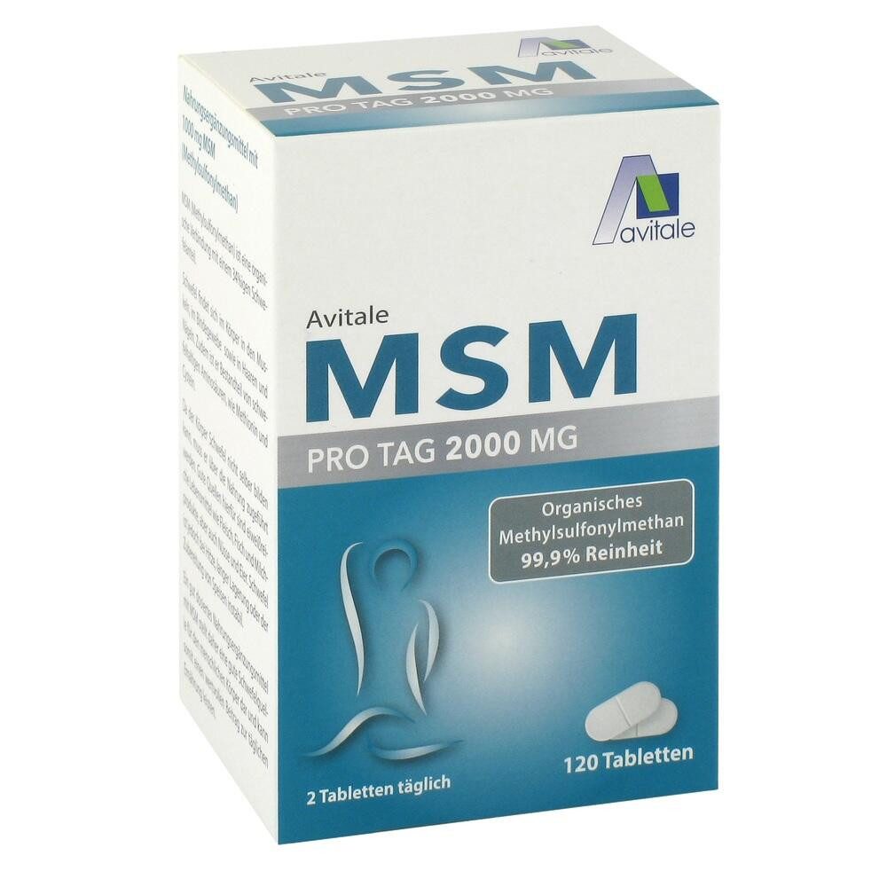 Avitale GmbH MSM 2000 mg Tabletten Tabletten, 120 St.