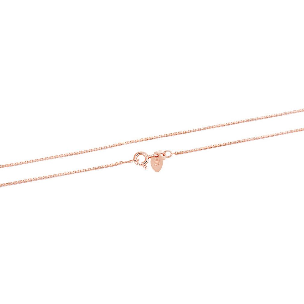 Beneto Kette mit Einhänger Gold-plated silver chain Anker AGS1286-ROSEGOLD - Length: 42 cm