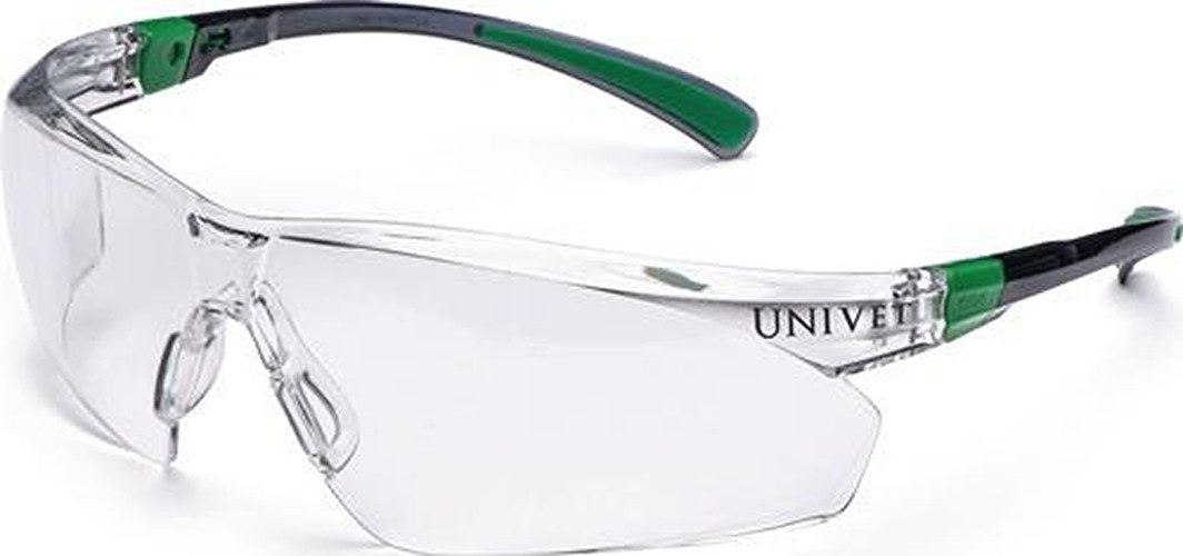 Univet Brille UNIVET Schutzbrille 506 UP EN 166,EN 170 Bügel schwarz/grün PC UNIV