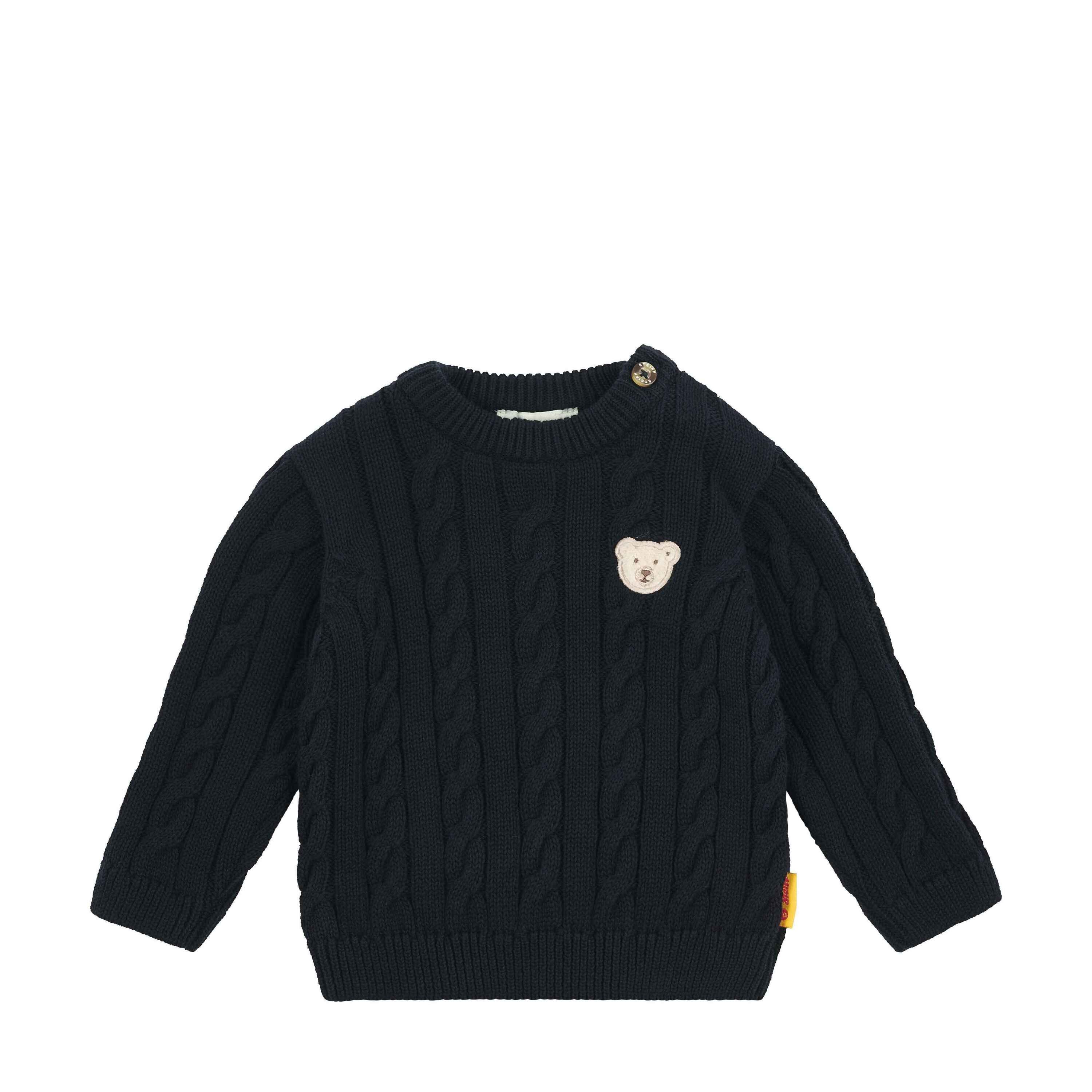 Steiff Rundhalspullover Pullover Off to the Moon