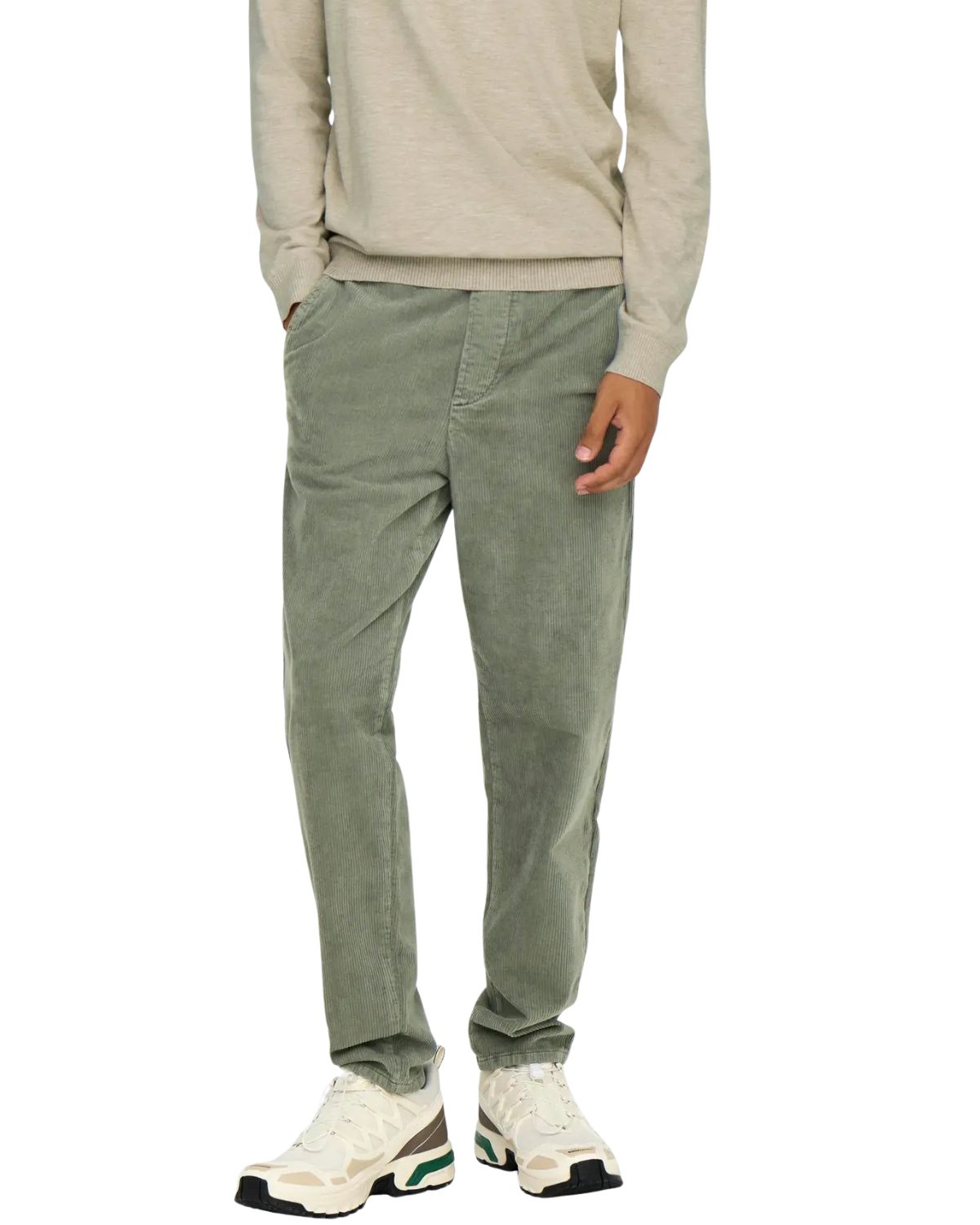 ONLY & SONS Cordhose Tapered Fit mit Kordelzug