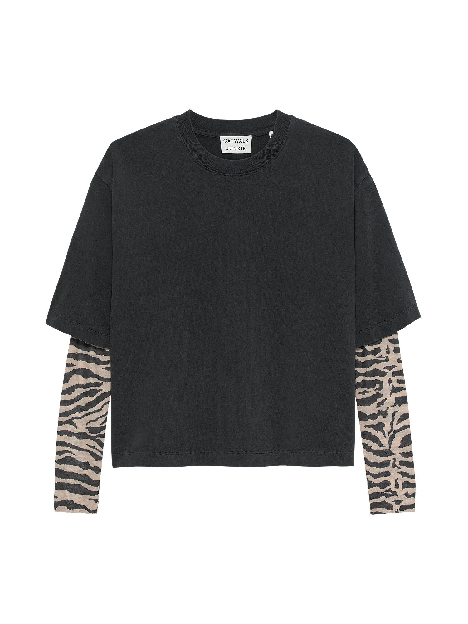 Catwalk Junkie Sweatshirt - Langarmshirt Damen - Layering Shirt Zebra - günstig online kaufen