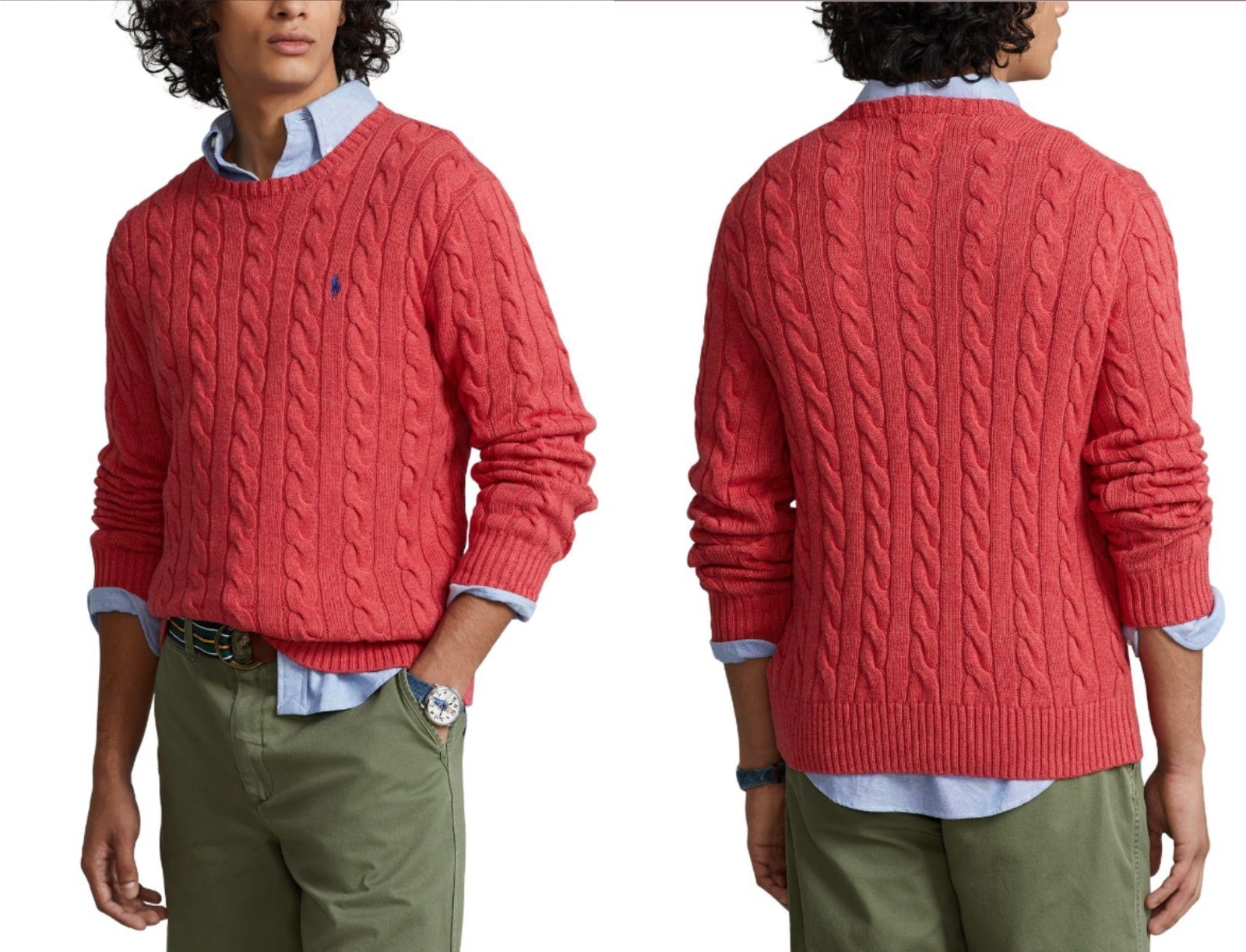 Ralph Lauren В'язані светри POLO RALPH LAUREN Cable-Knit Пуловери Sweater Sweatshirt Strick Pulli