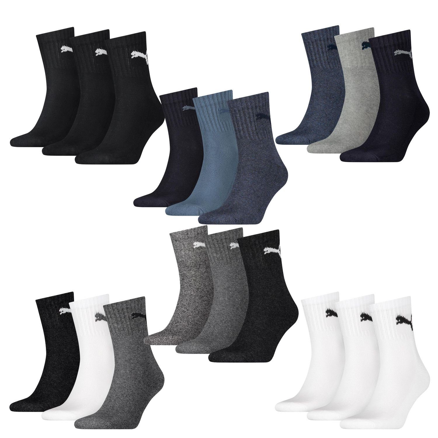 PUMA Socken 6 Paar Puma Short Crew günstig online kaufen
