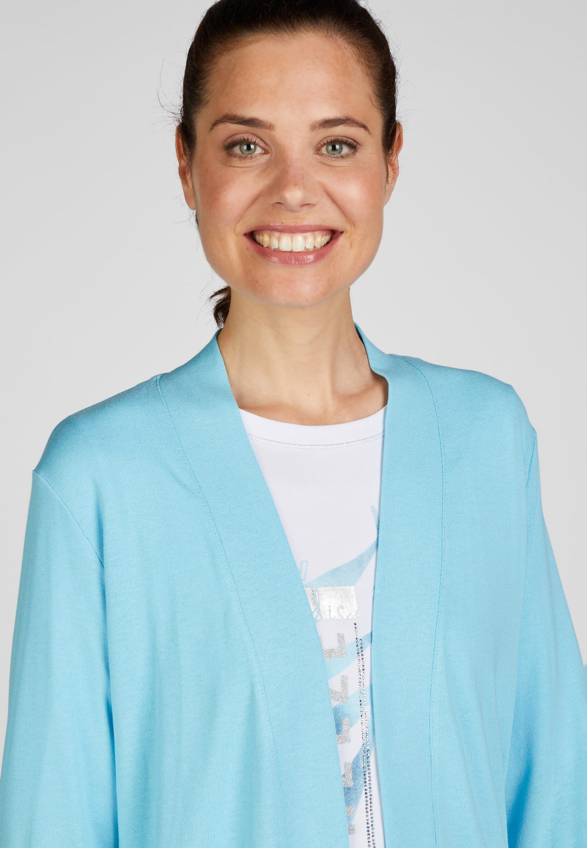 Rabe Sommerjacke mit Raffdetails an den Ärmeln