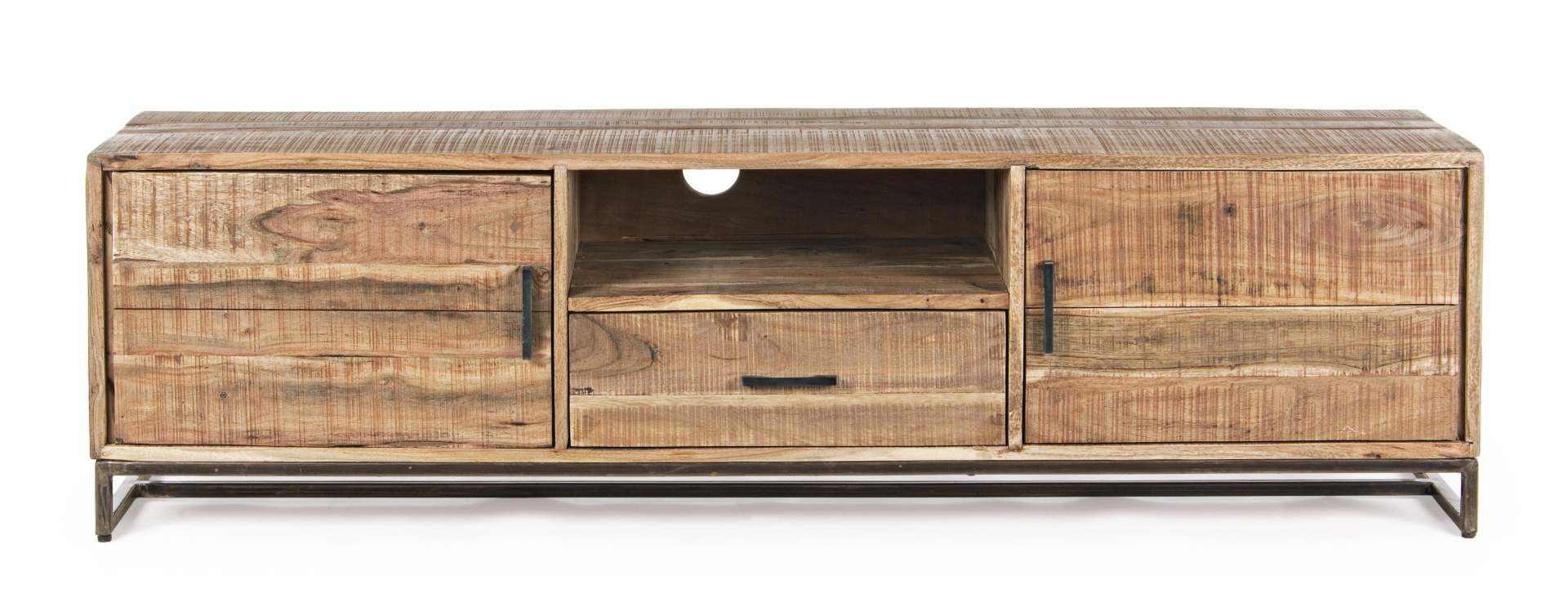 Feeling4Home TV-Board Elmer aus Akazienholz, 175 cm