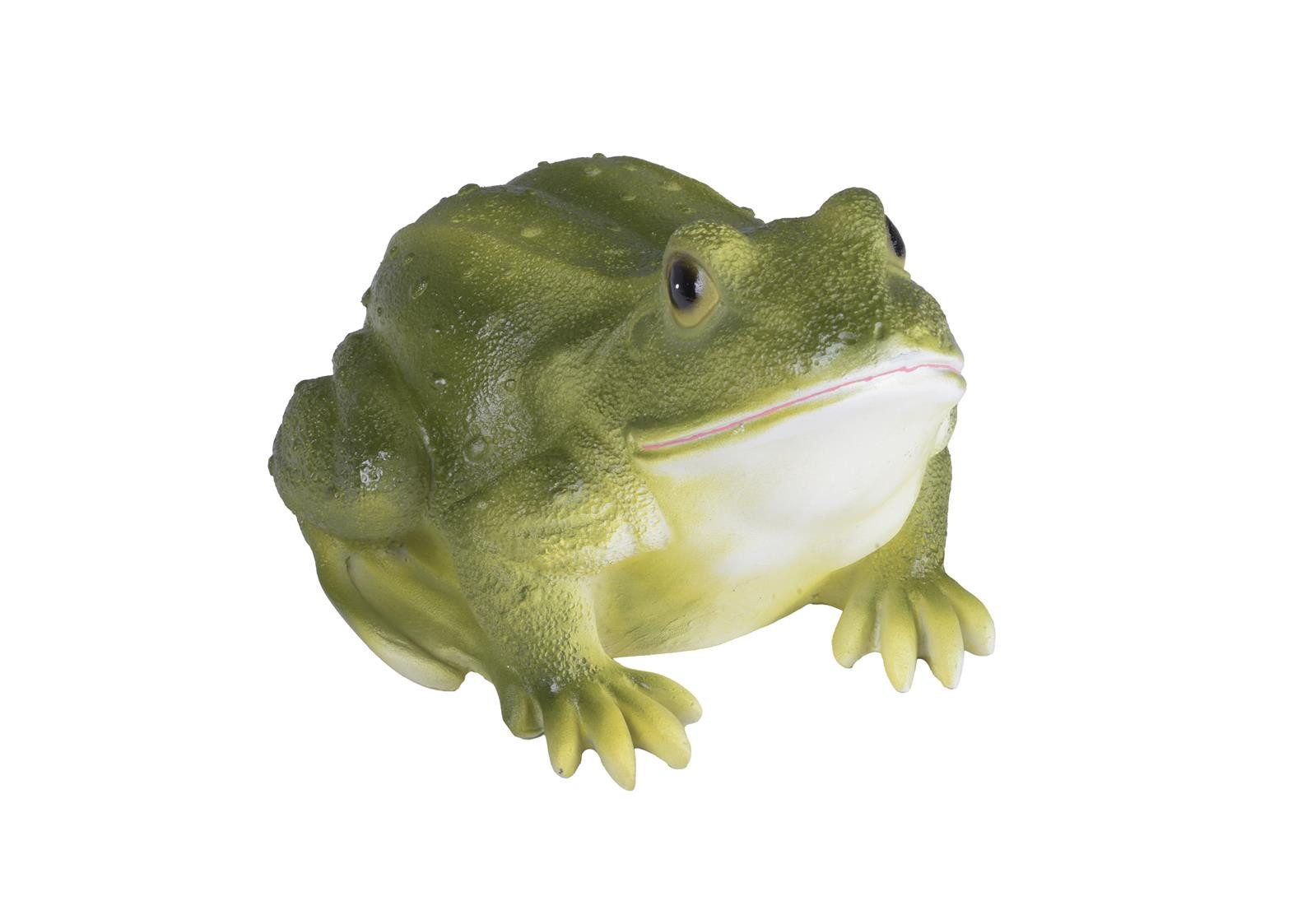 Bambelaa! Gartenfigur Frosch Gartenfigur Wetterfest Polyresin Gartendeko