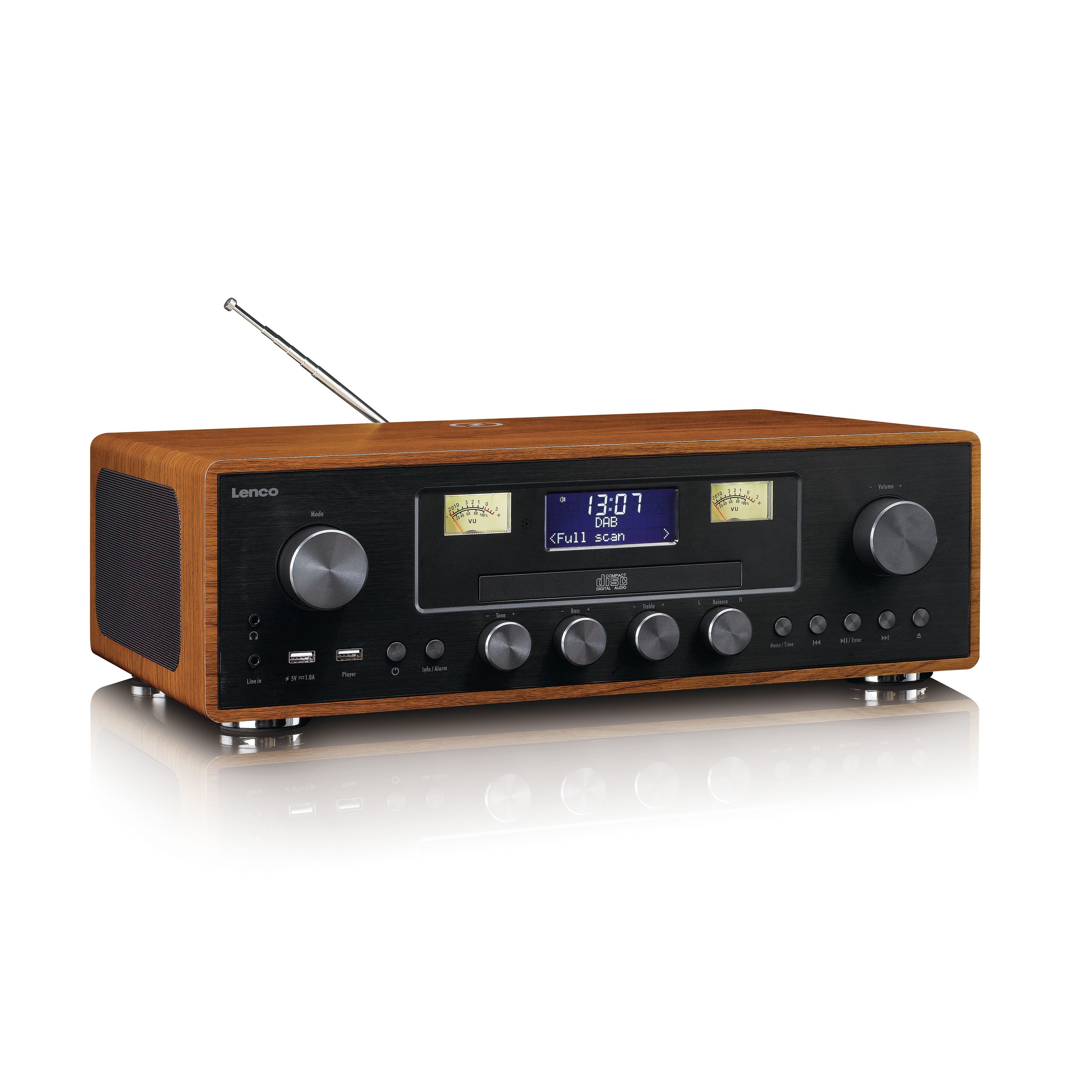 (DAB,DAB+,FM) CD-Radiorecorder Lenco DAR-081WD