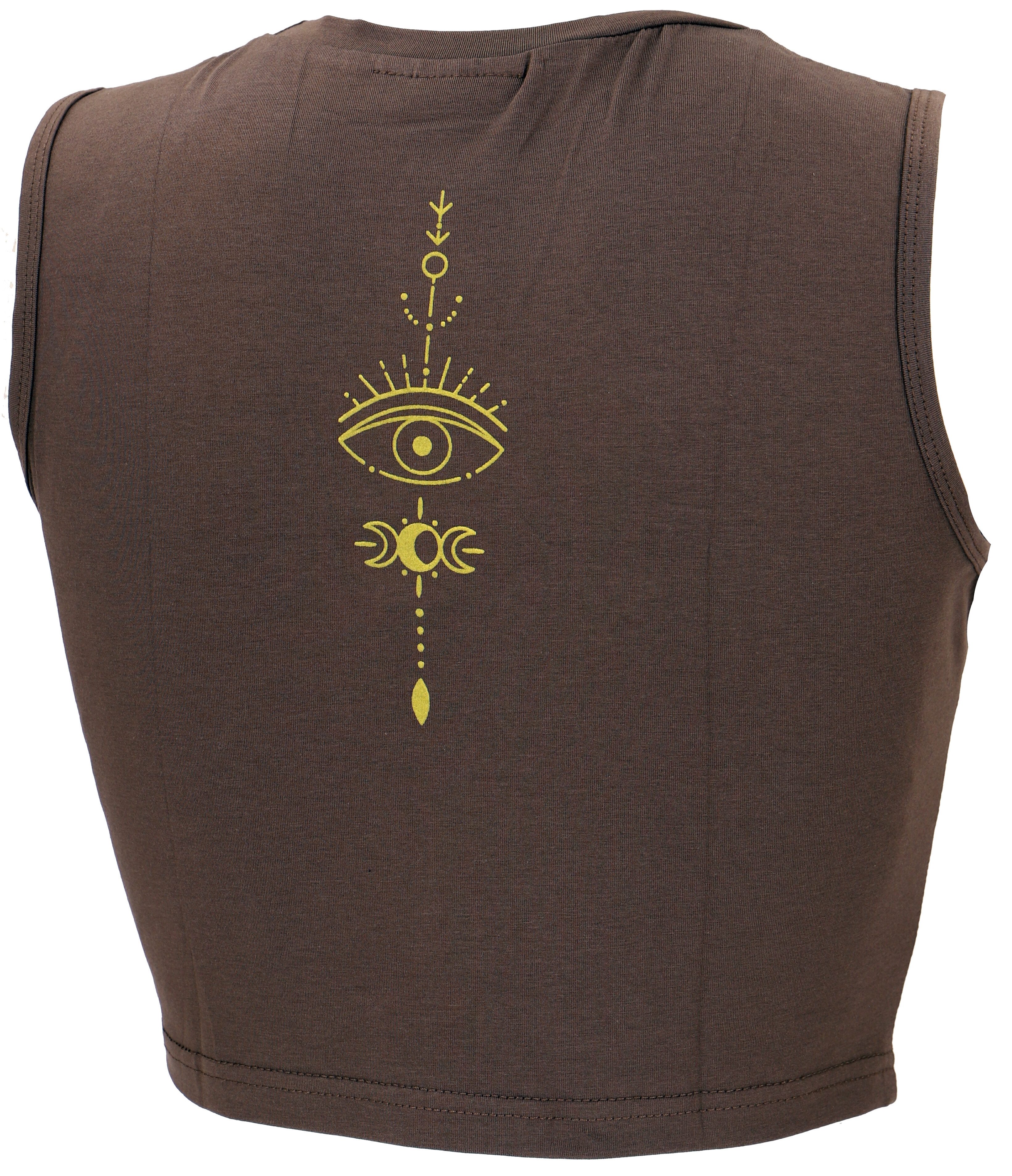 Guru-Shop T-Shirt Kurzes Top, bedrucktes Yoga günstig online kaufen