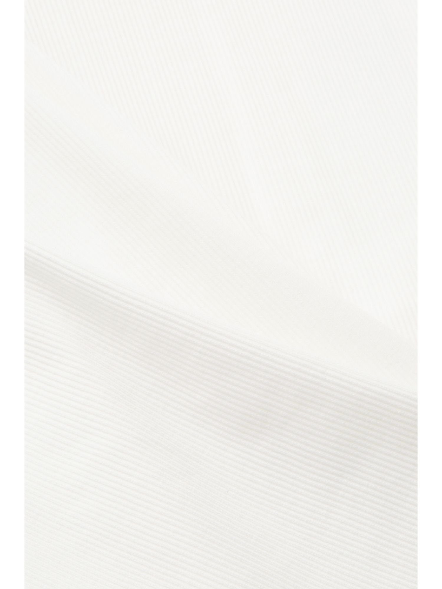 Esprit Collection T-Shirt Geripptes T-Shirt WHITE (1-tlg) OFF
