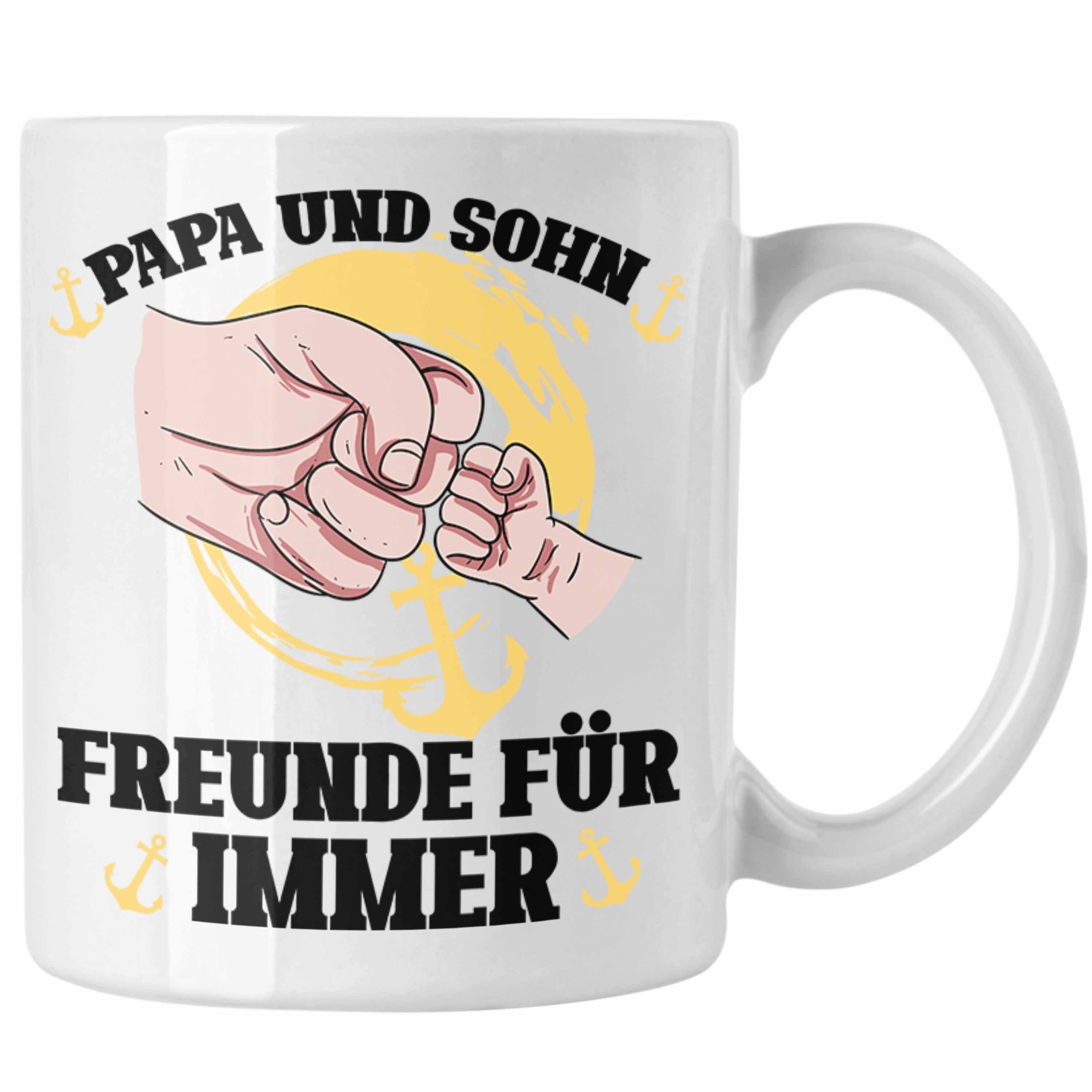 von Sohn Freunde Für Papa Vatertag Und Sohn Immer Tasse Tasse Geschenkidee Trendation Weiss