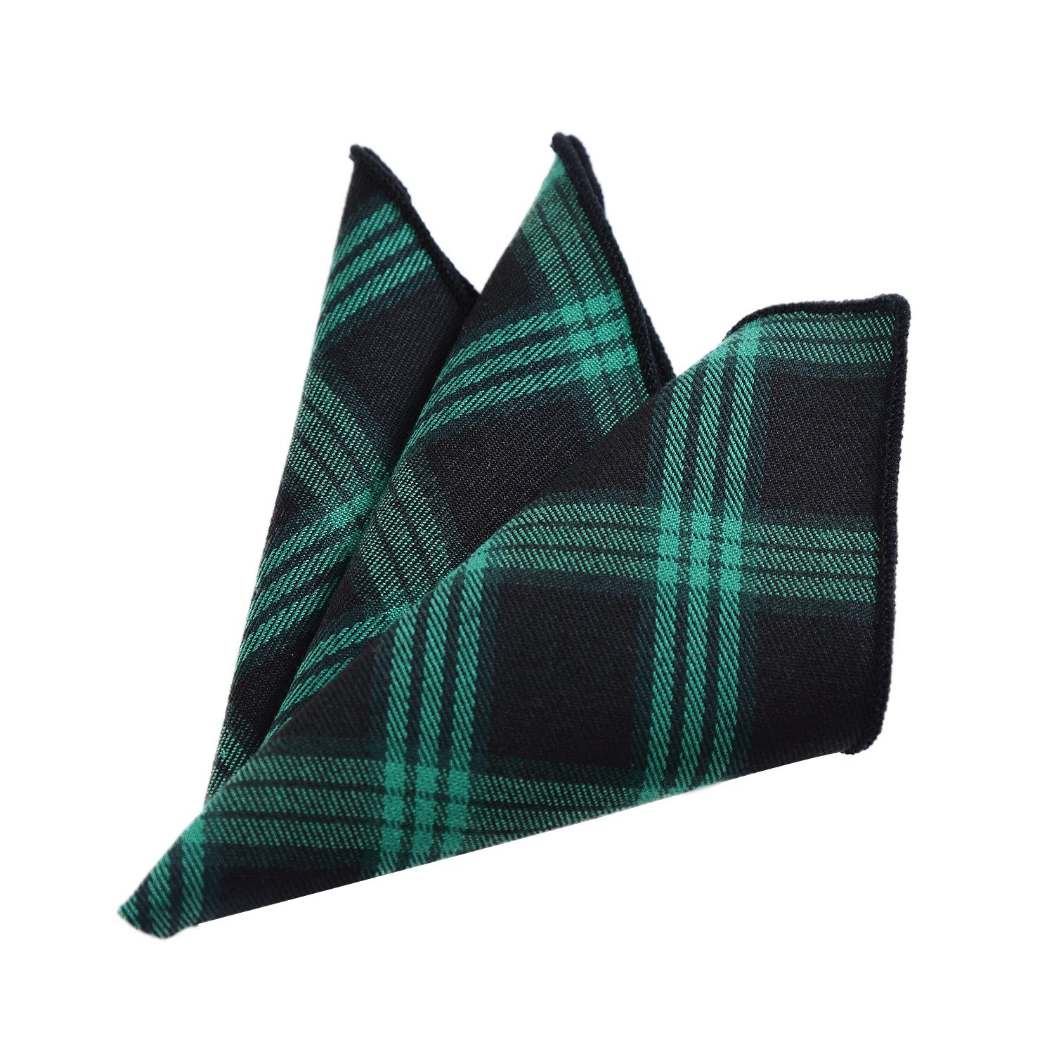 DonDon Einstecktuch DonDon Herren Hanky Einstecktuch kariert, (Packung, 1-St), vorgefaltet, kariert, Baumwolle