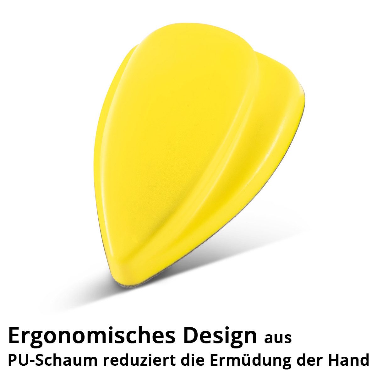 STAHLWERK Schleifdreieck Handschleifblock 2er Set, (Packung, 2 St., Set)