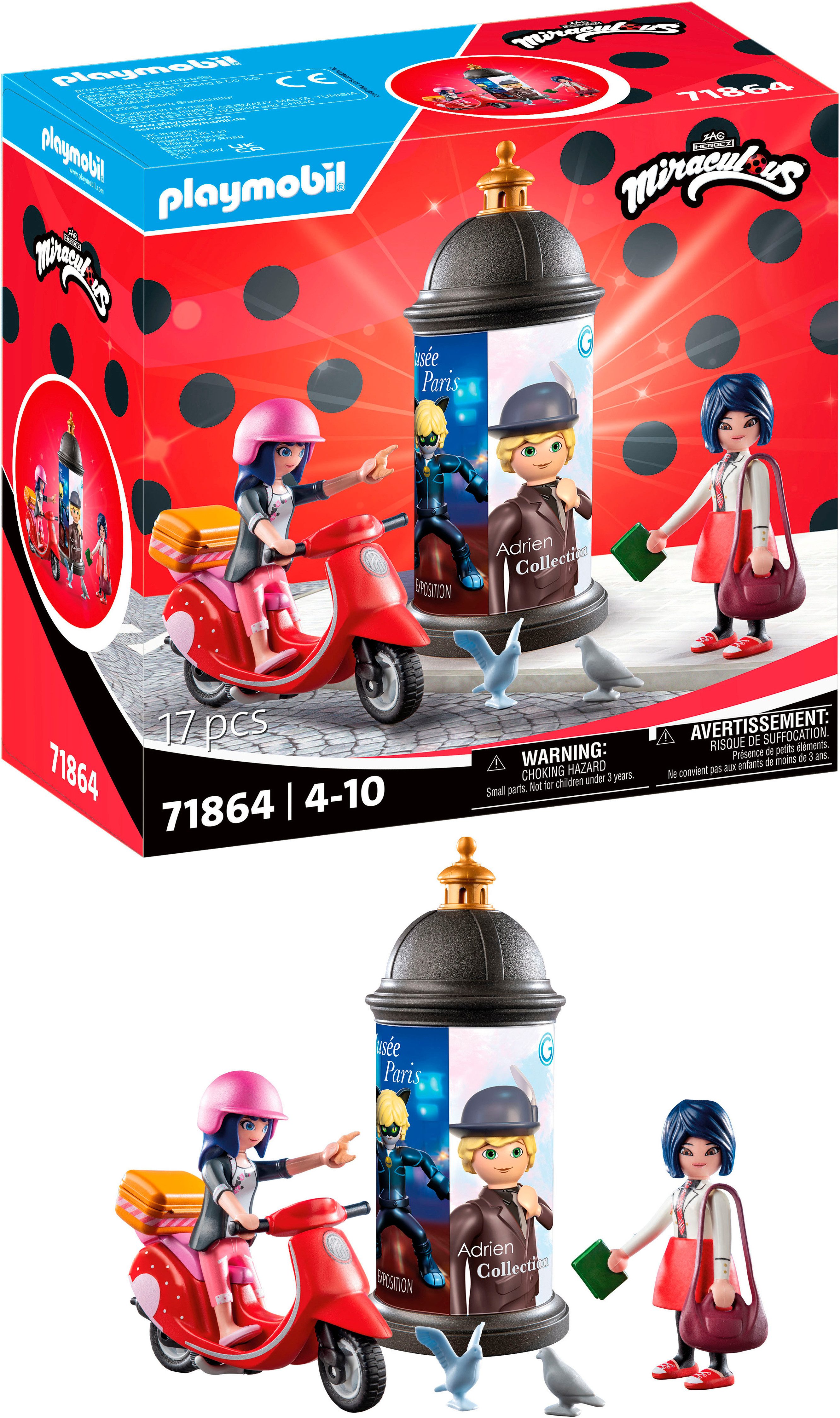 Playmobil® Miraculous: Rollerfahrt durch Paris (71864) Konstruktions-Spiels günstig online kaufen