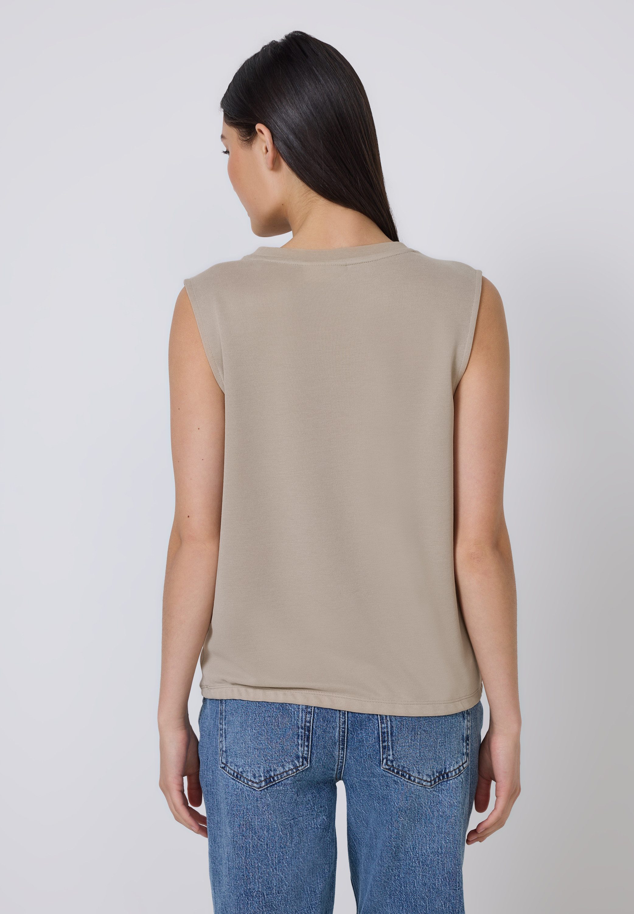 STREET ONE STUDIO T-Shirt mit Elastiksaum