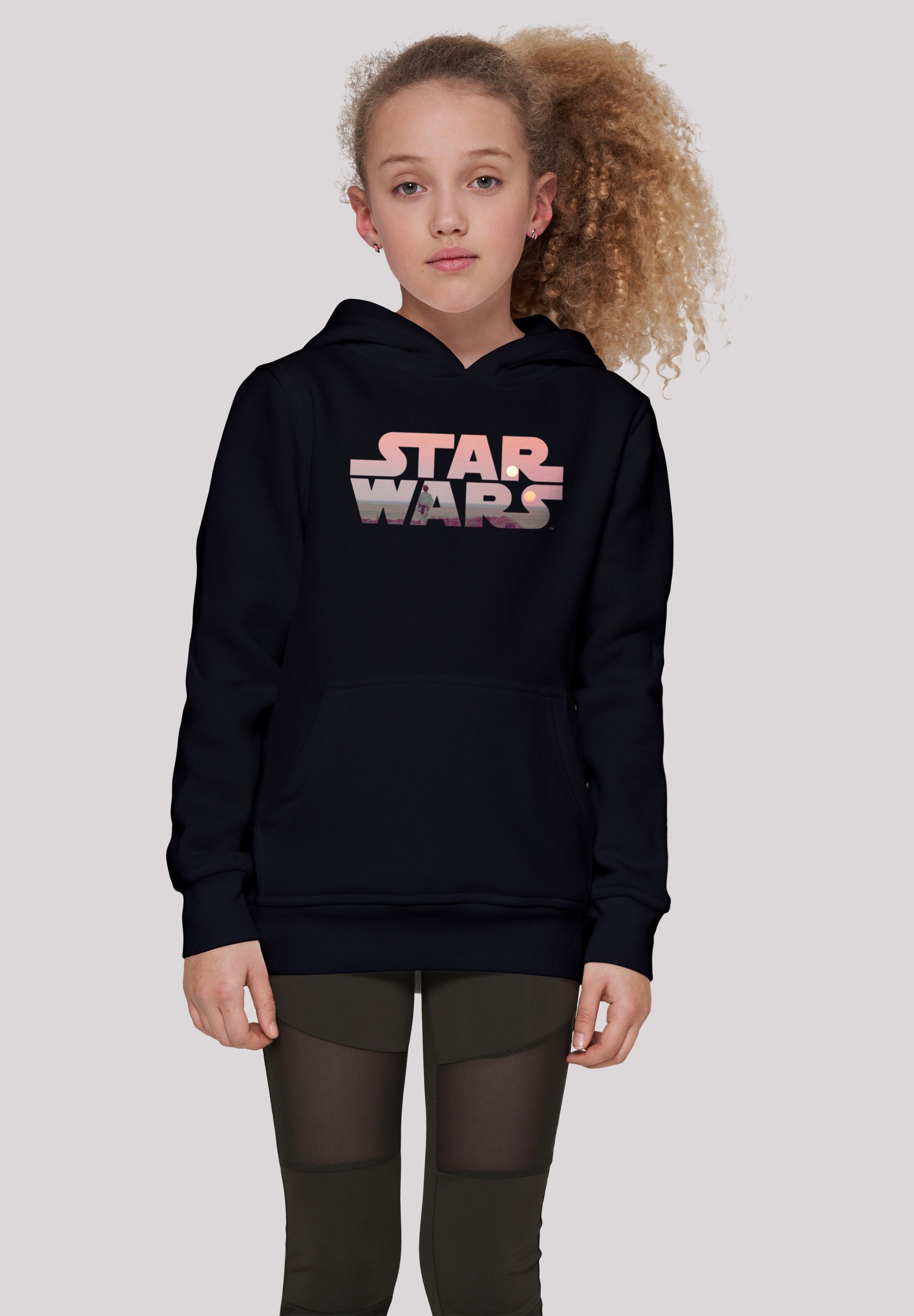 F4NT4STIC Kapuzenpullover Star Wars Tatooine Logo Print schwarz