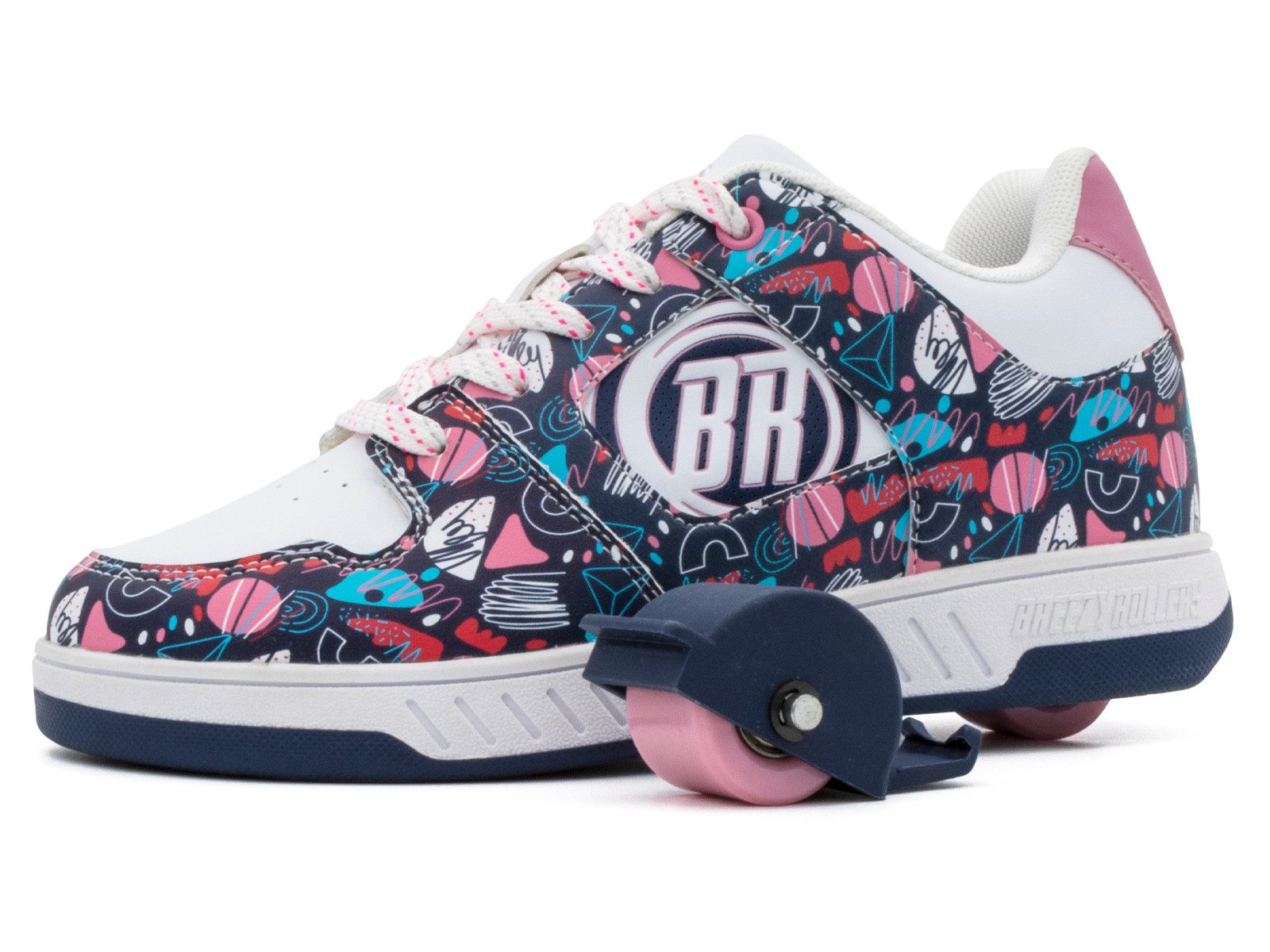 BREEZY ROLLERS Schuhe mit Rollen Rollschuhe Sneaker Heelys 2-in-1 Kinderschuhe Rollschuhe