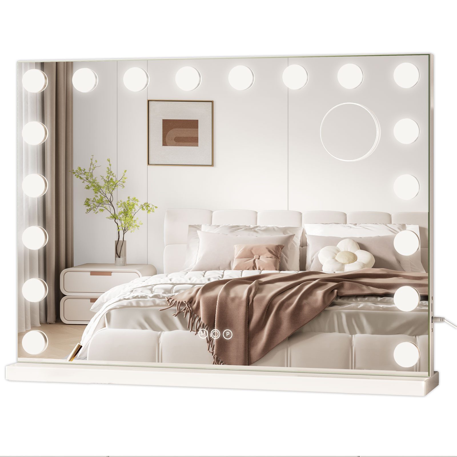 Dripex Schminkspiegel Hollywood Kosmetikspiegel mit 14/15/18LED, günstig online kaufen