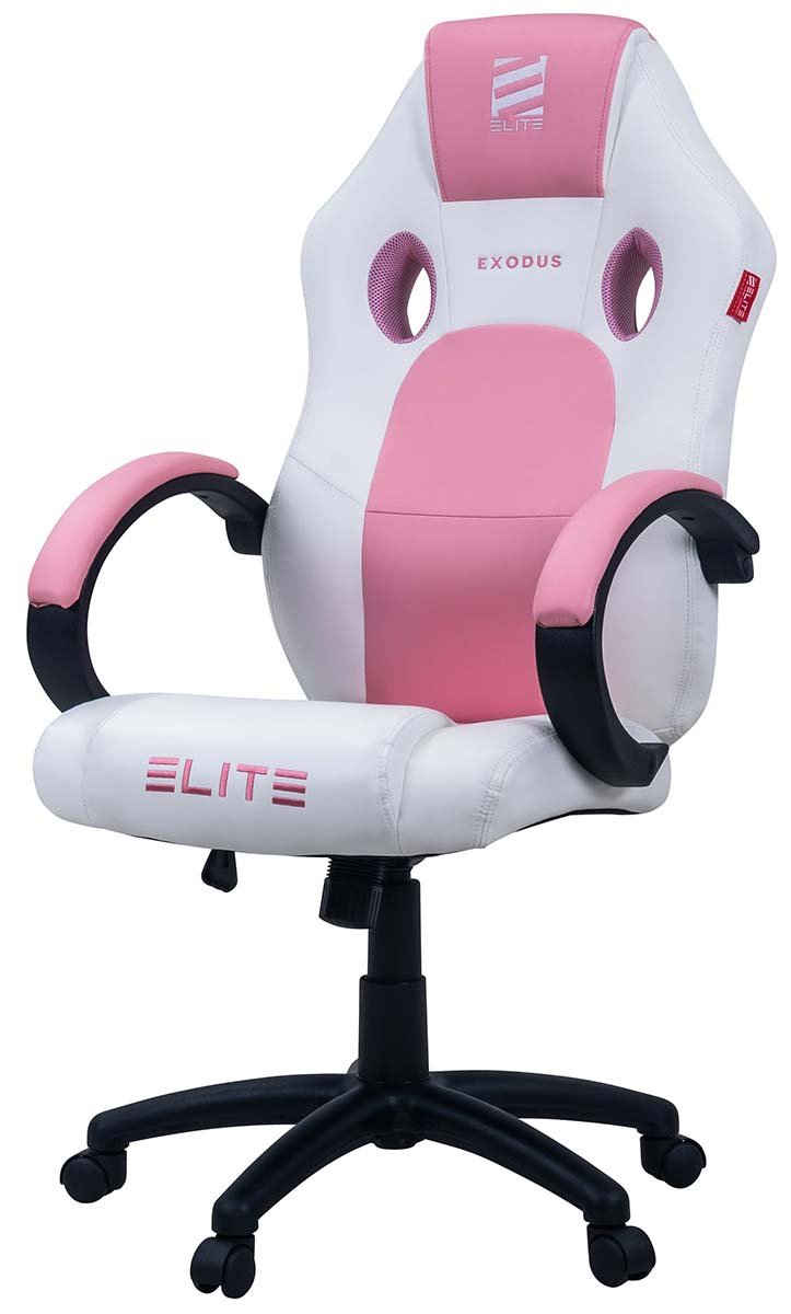ELITE Gaming Gaming-Stuhl Ergonomischer Gamingstuhl Exodus Bürostuhl inkl. XXL Sitzfläche (hohe Rückenlehne, verstellbare Sitzhöhe, extragroße Sitzfläche, vielfältige Farbauswahl, Sicherheits-Doppelrollen, 1 St), hohe Rückenlehne, verstellbare Sitzhöhe, Sicherheits-Doppelrollen