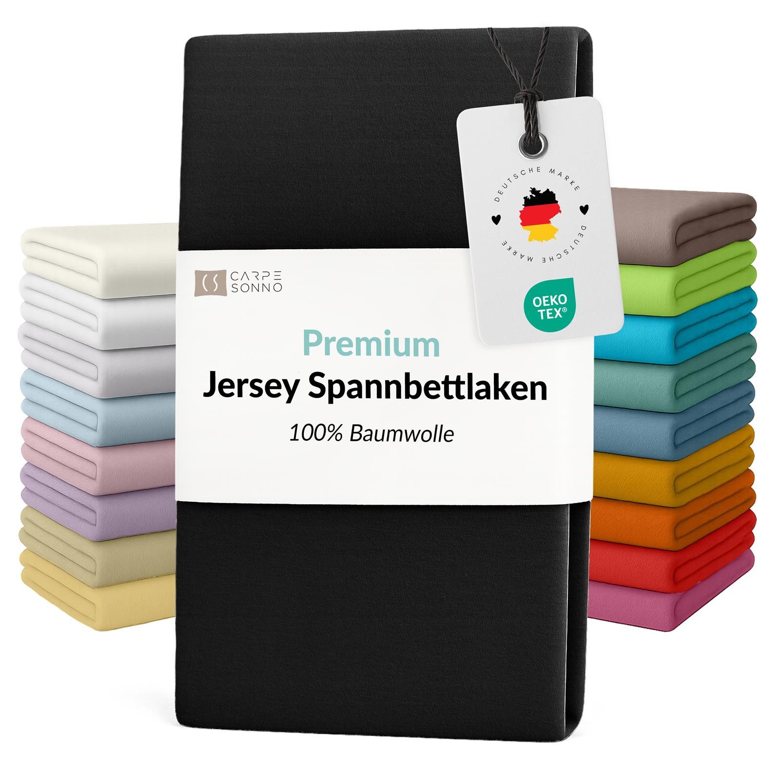 Carpe Sonno Spannbettlaken Jersey Bettlaken 90x200 100x200 140x200 160x200 günstig online kaufen