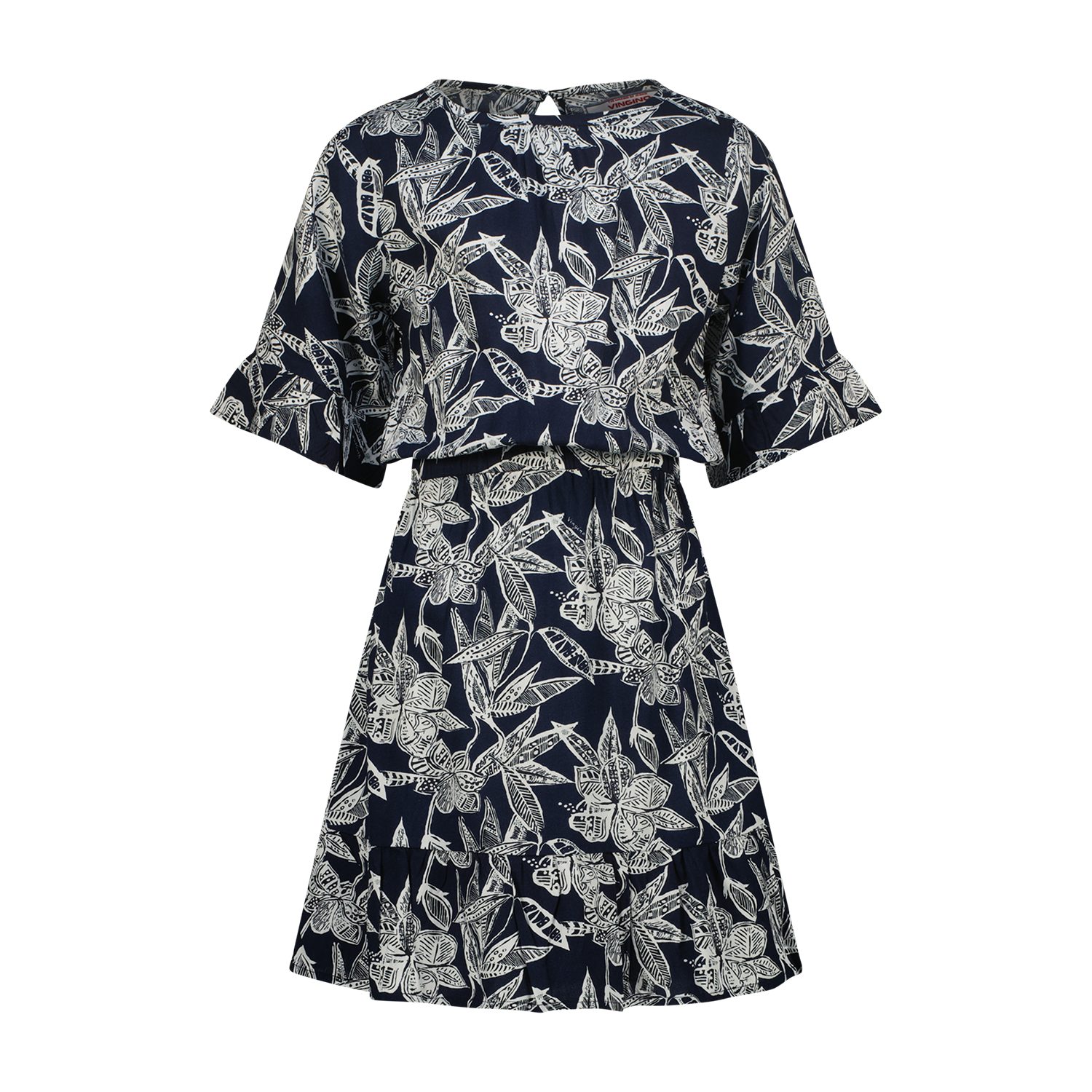 Vingino Sommerkleid Sommerkleid aus Viskose mit floralem Allover-Print