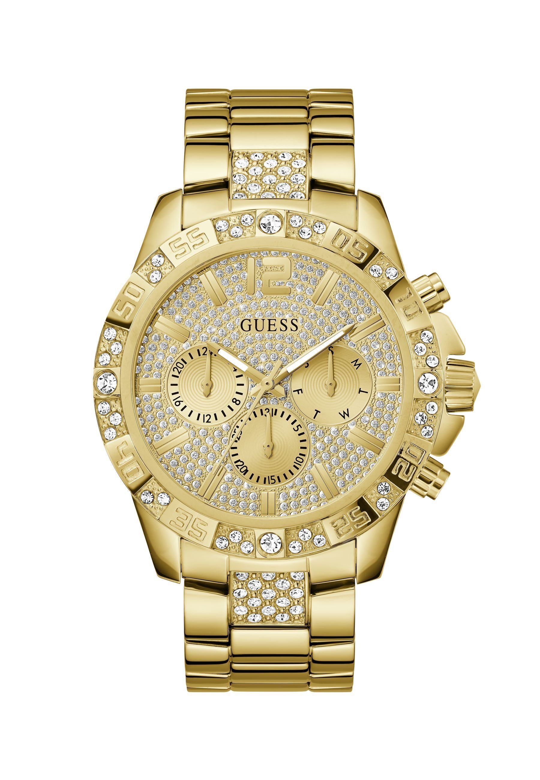Guess Quarzuhr MAJESTIC, (1-tlg., Not a set – not applicable to this product), Quarz-Analoguhr