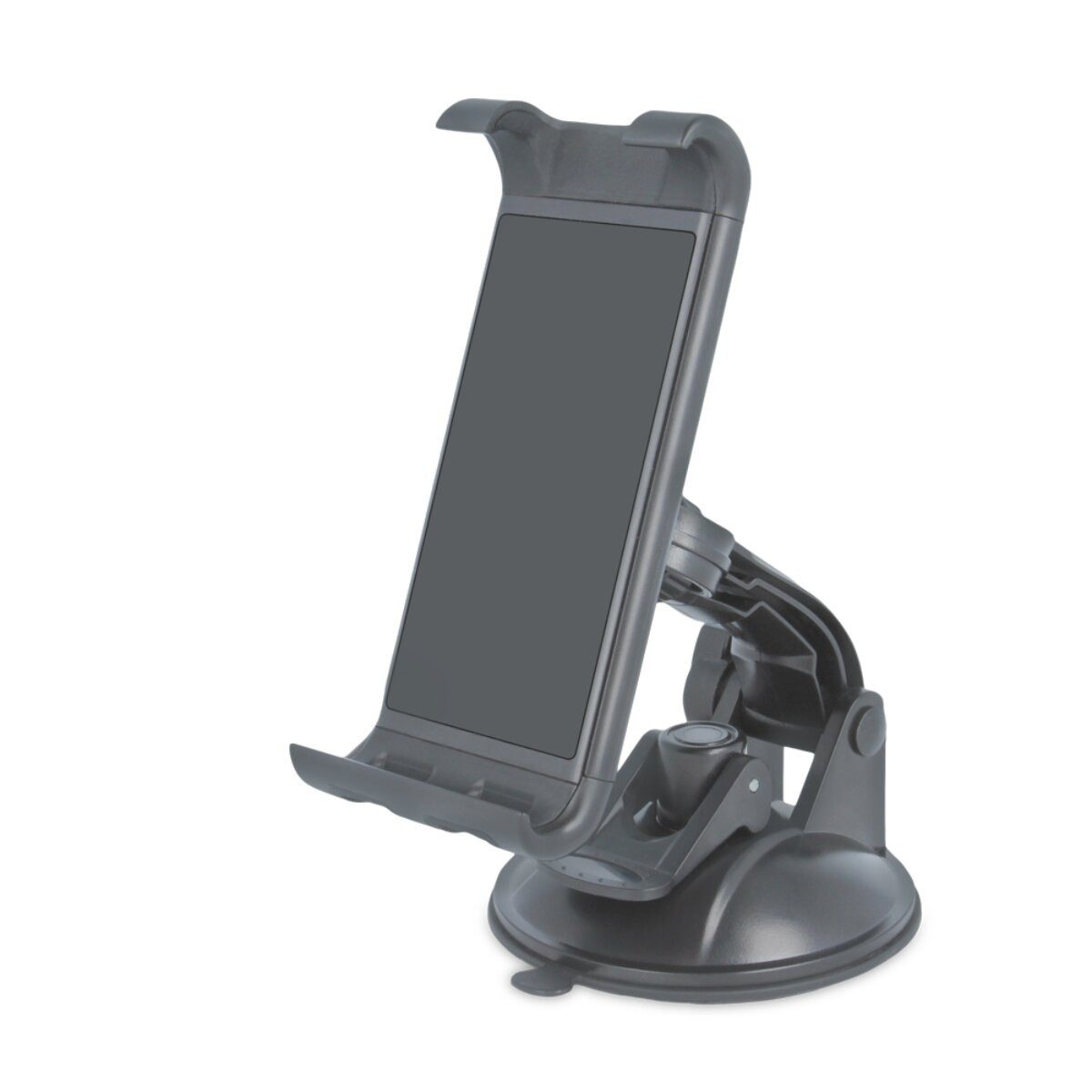 Forever Smartphone-Halterung TSH 100 Handyhalterung Schwarz für Smartphone und Tablet, (Einzelartikel, Einzelartikel, Großer Haltebereich für Smartphones und Tablets)