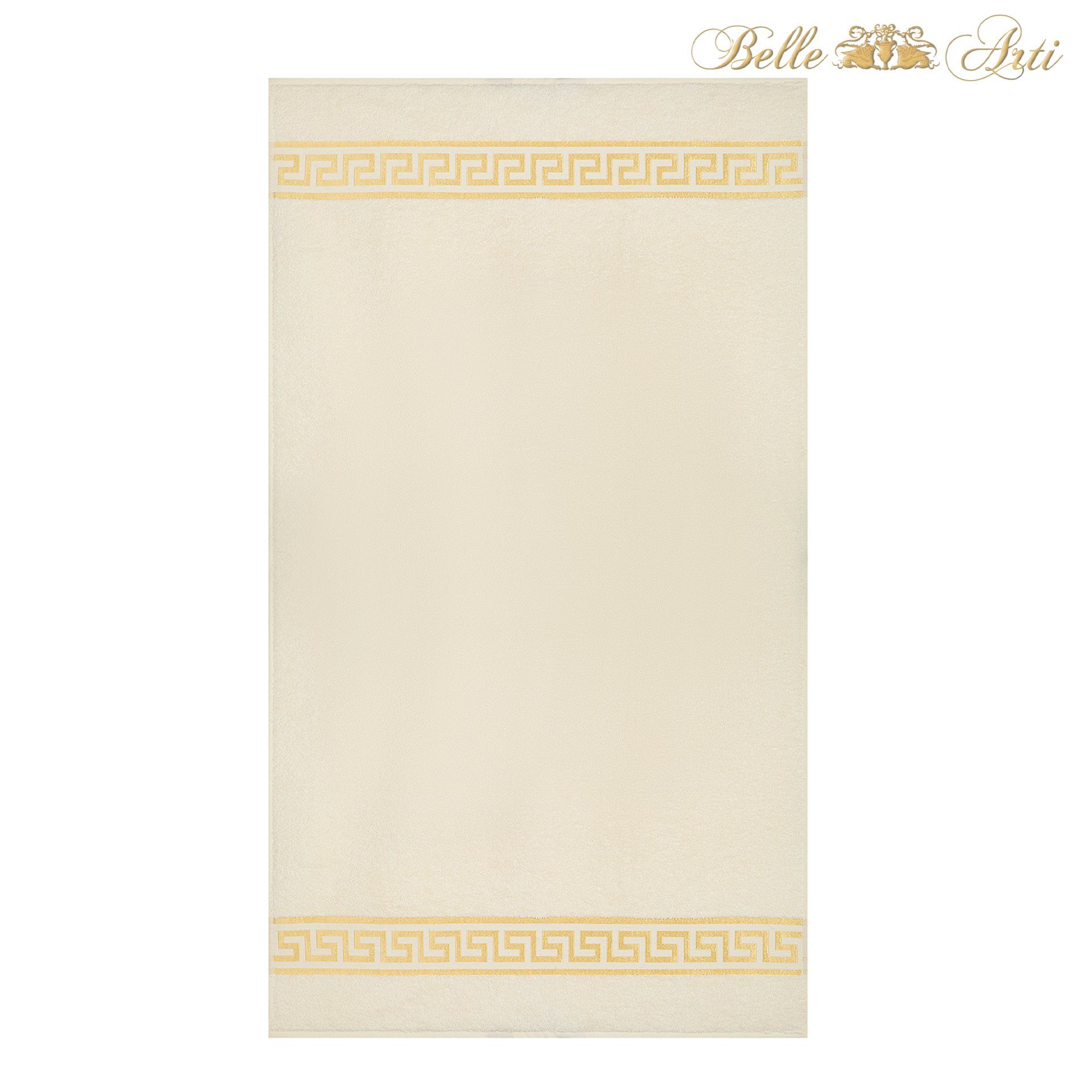 Belle Arti Duschtücher Handtücher, pflegeleicht Nachhaltig, Belle beige Arti flauschig, Mäander Premium saugfähig, hautsympathisch