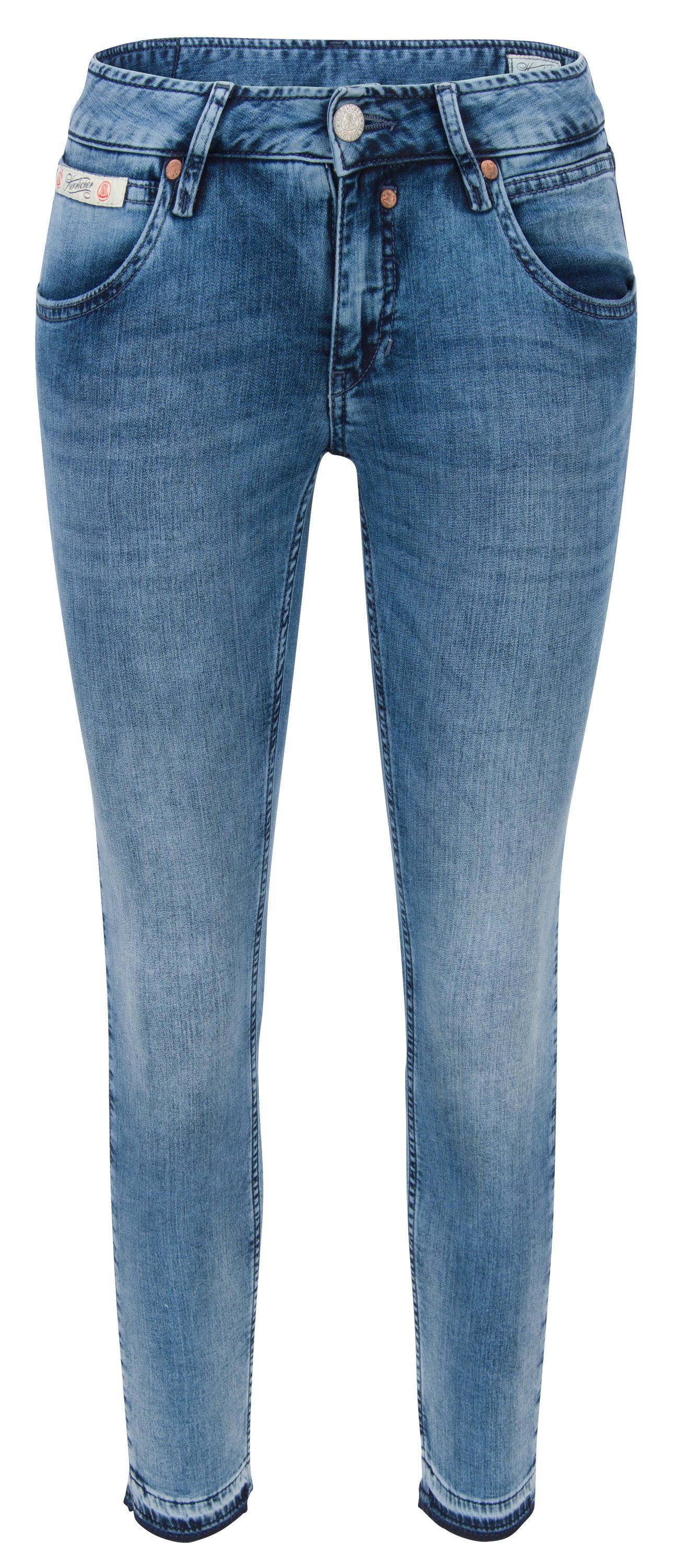Stretch-Jeans HERRLICHER TOUCH Cropped Jogg Denim medium aged 5320-D9648-682