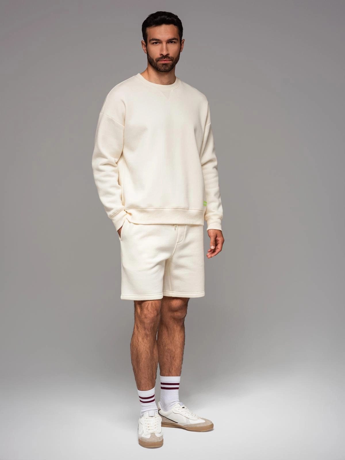 OMBRE Sweatshorts Unisex-Sweatshorts mit Kordelzug in der Taille