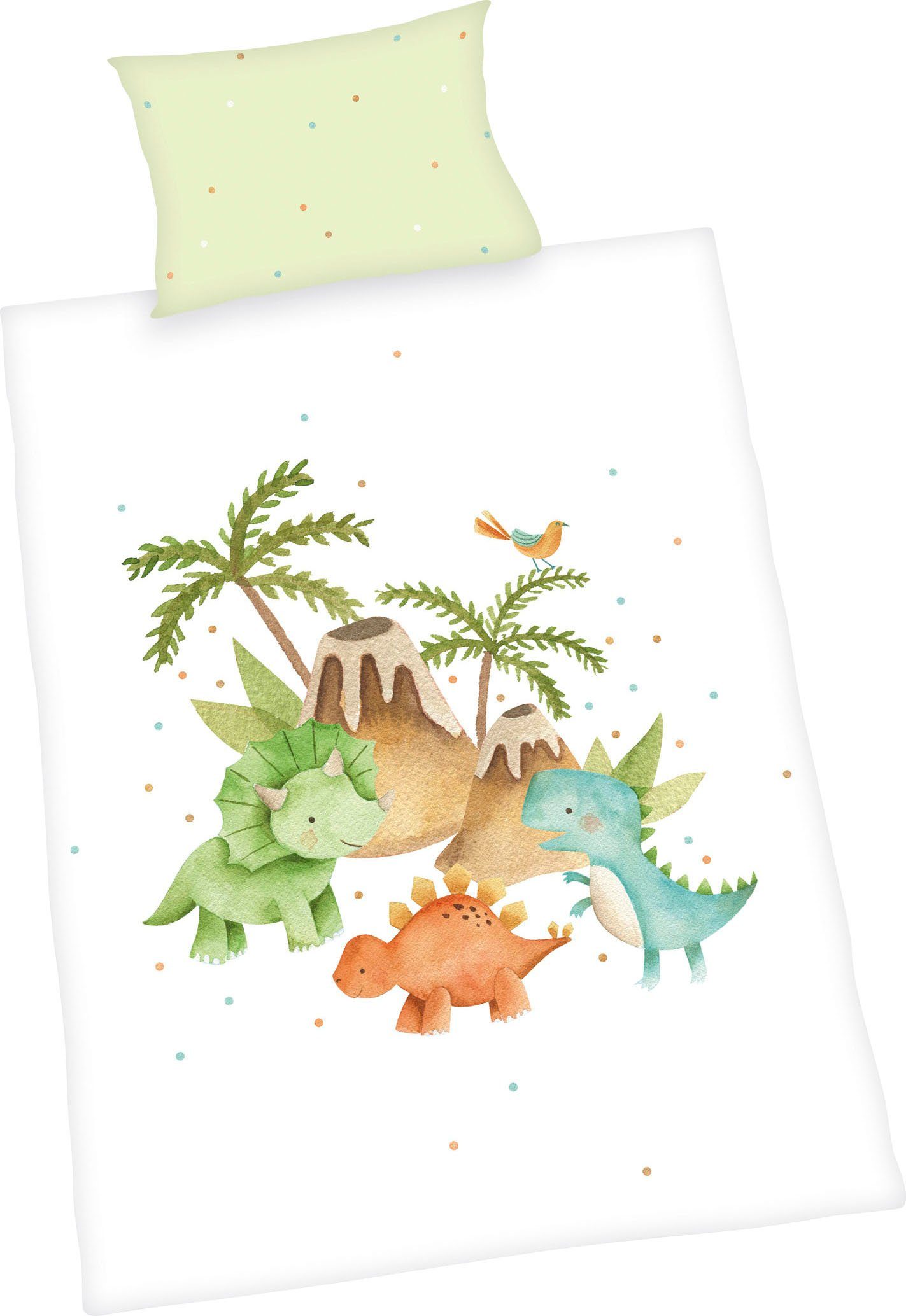 Baby Best Babybettwäsche Dinos, Renforcé, 2 günstig online kaufen