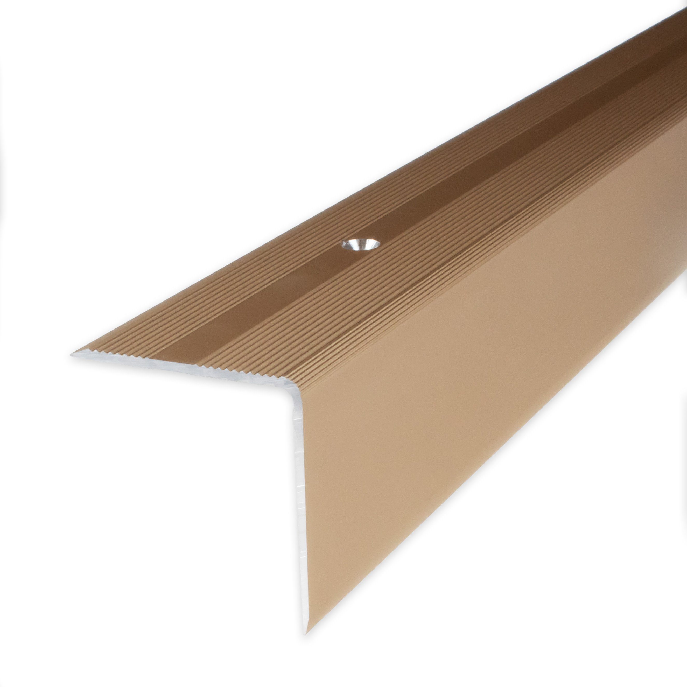 PROVISTON Treppenkantenprofil Aluminium, 40 x 42 günstig online kaufen