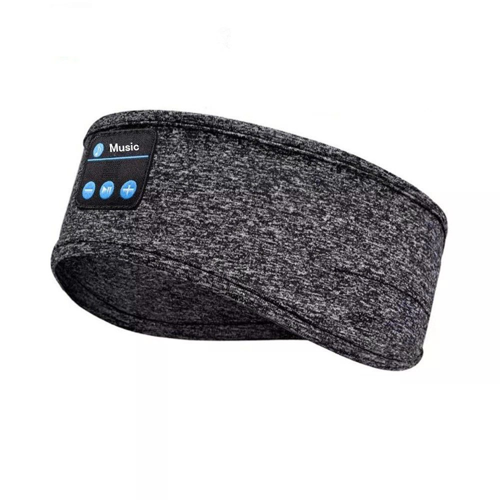 Stelby Bluetooth Schlafmaske mit Kopfhörern – Schlafband mit Musik Blau Bluetooth-Kopfhörer (Nein, Bluetooth, Bluetooth-Schlafkopfhörer-Stirnband, weich, waschb – Bild 3 von 5