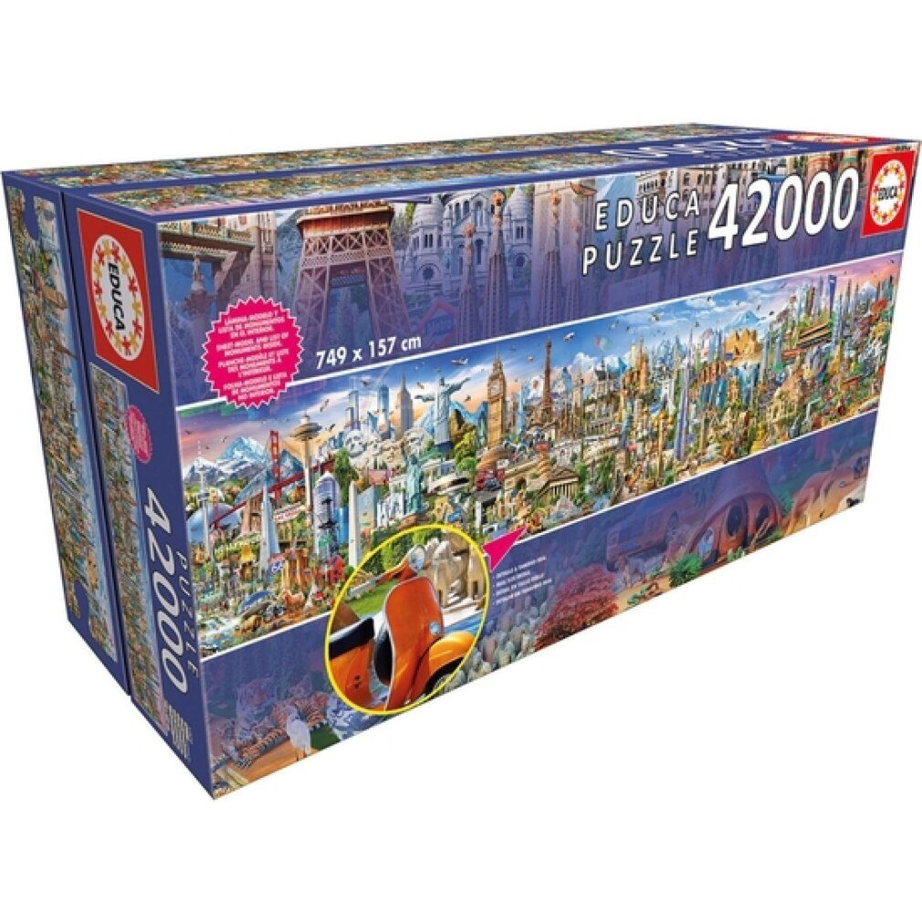 Puzzle 17570, Einmal um die Welt, 42000 Teile Puzzle