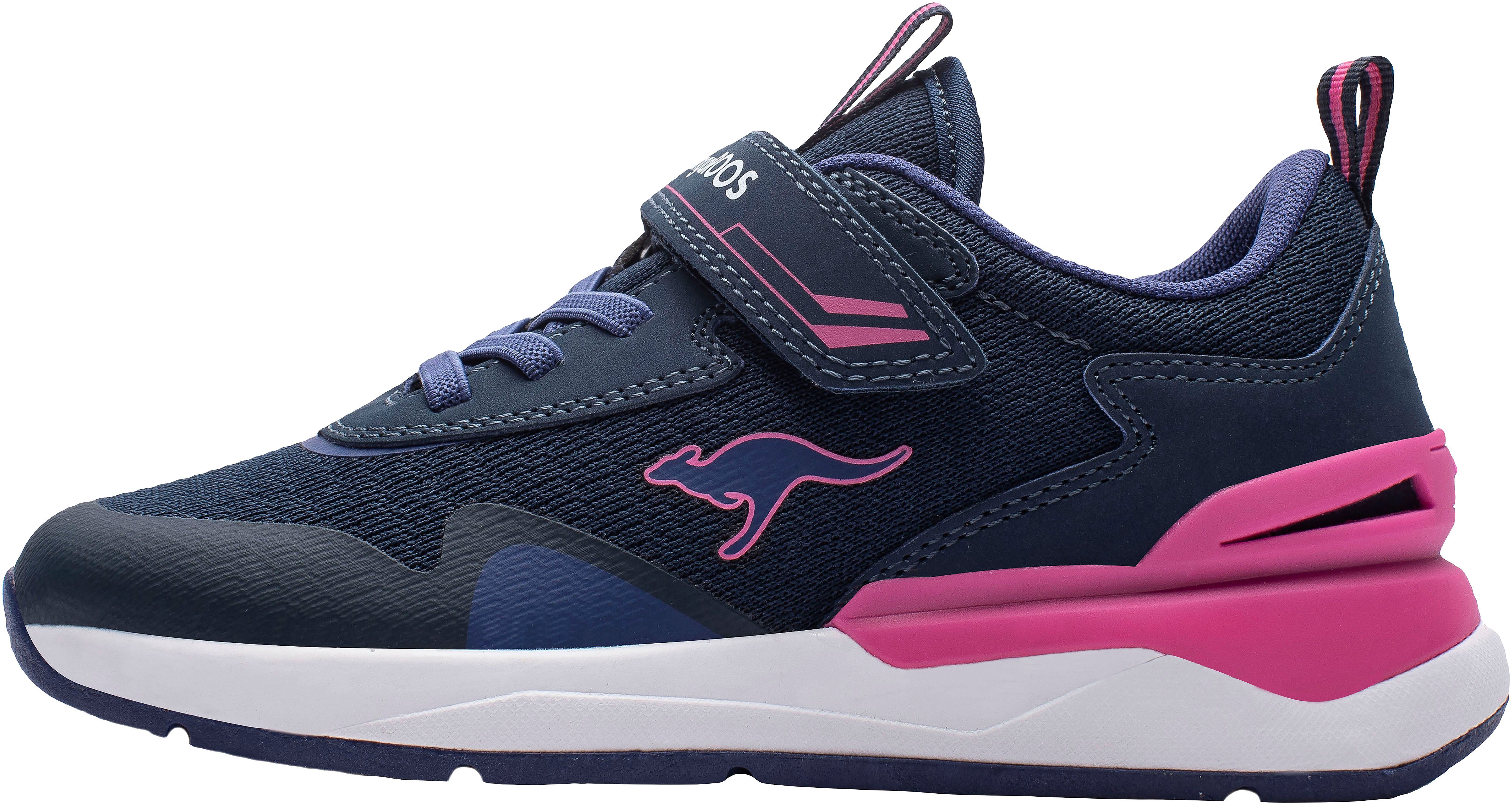 Sneaker mit KD-Gym Klettverschluss navy-pink EV KangaROOS